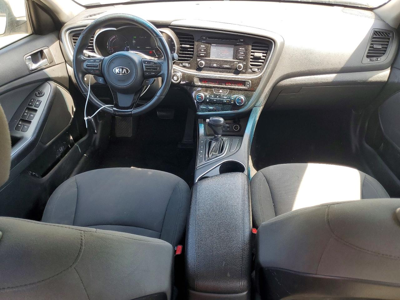 2015 Kia Optima Hybrid White vin: KNAGM4AD7F5079350
