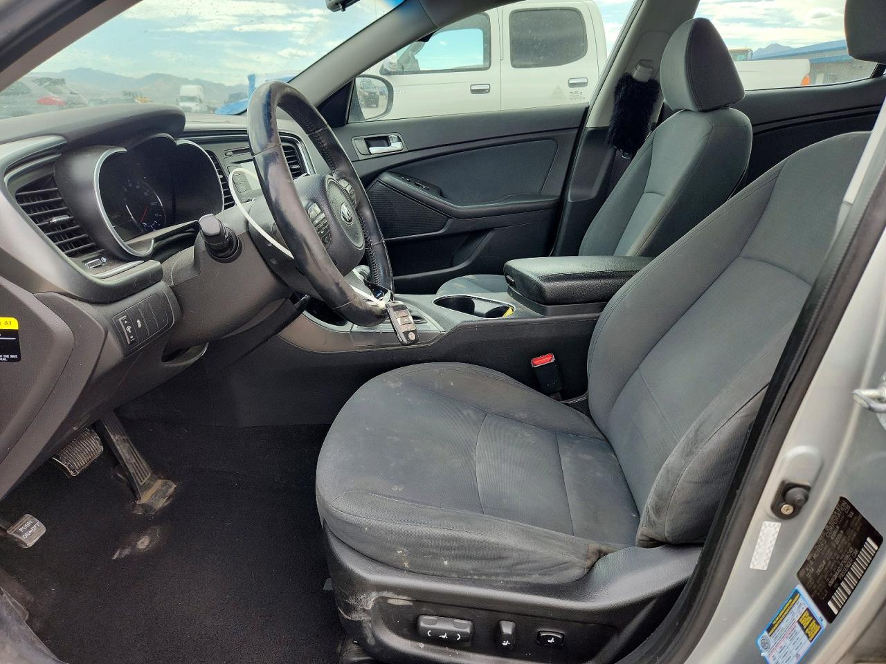 2015 Kia Optima Hybrid Gray vin: KNAGM4AD7F5086248