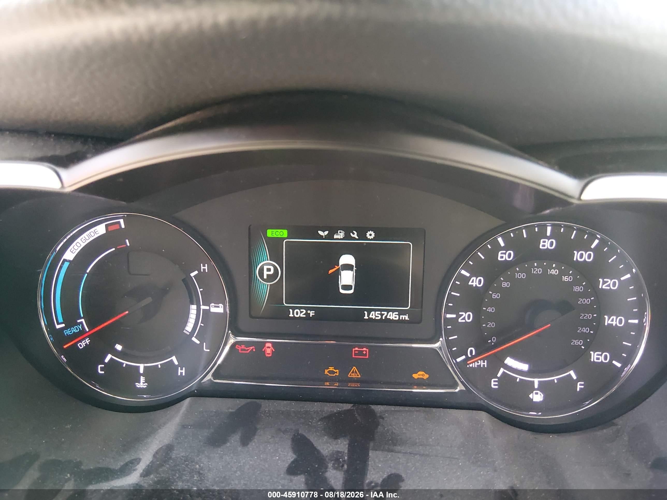2015 Kia Optima Hybrid White vin: KNAGM4AD7F5089683