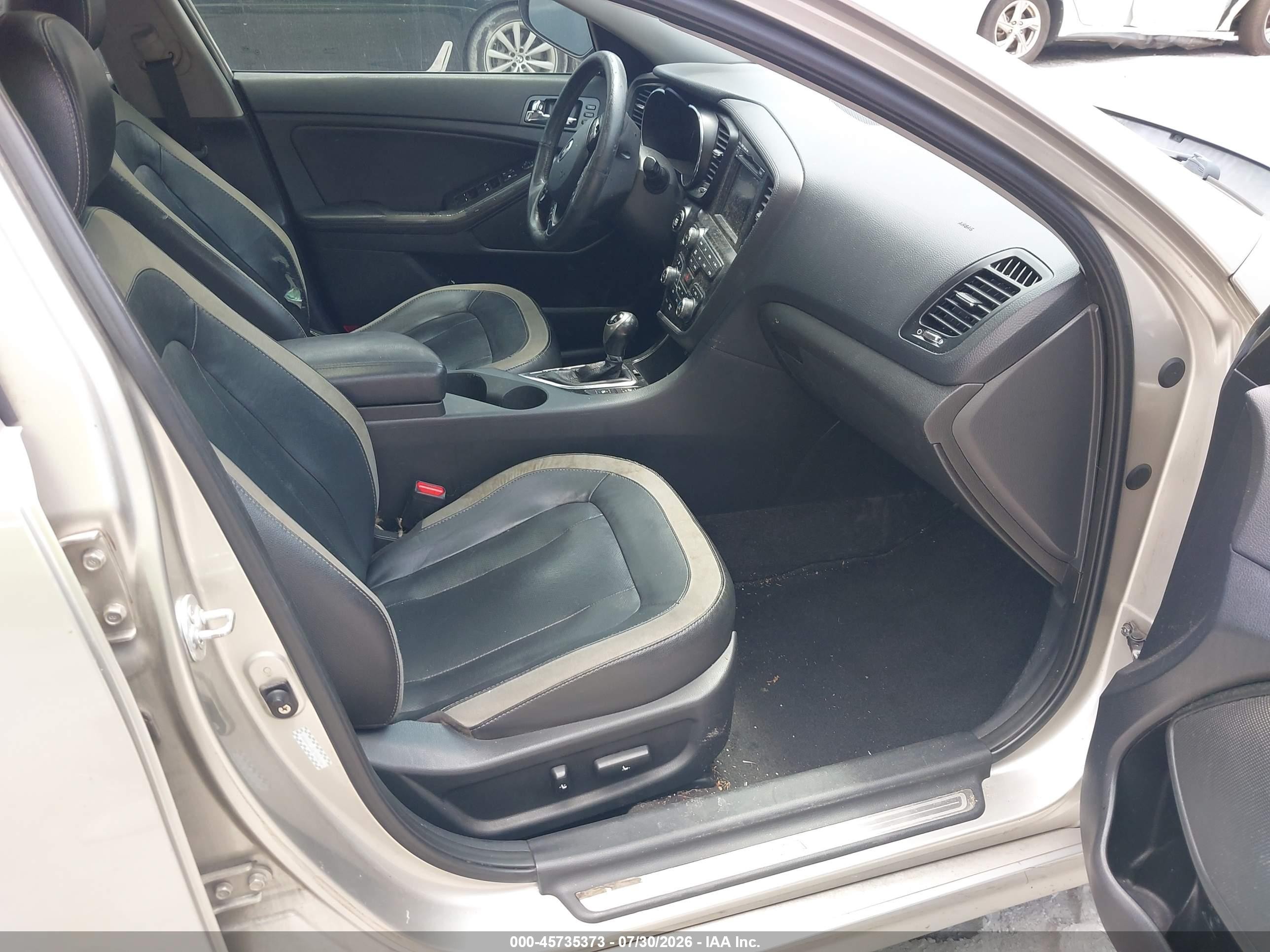 2011 Kia Optima Hybrid Ex Silver vin: KNAGM4AD8B5000360