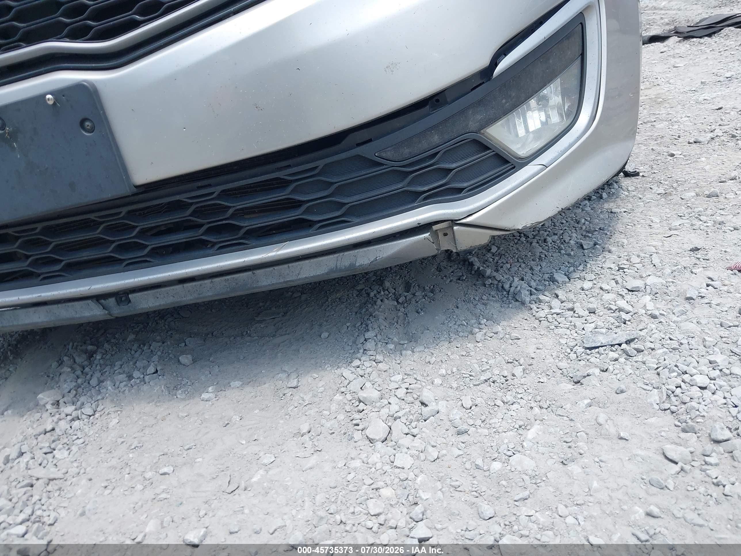 2011 Kia Optima Hybrid Ex Silver vin: KNAGM4AD8B5000360
