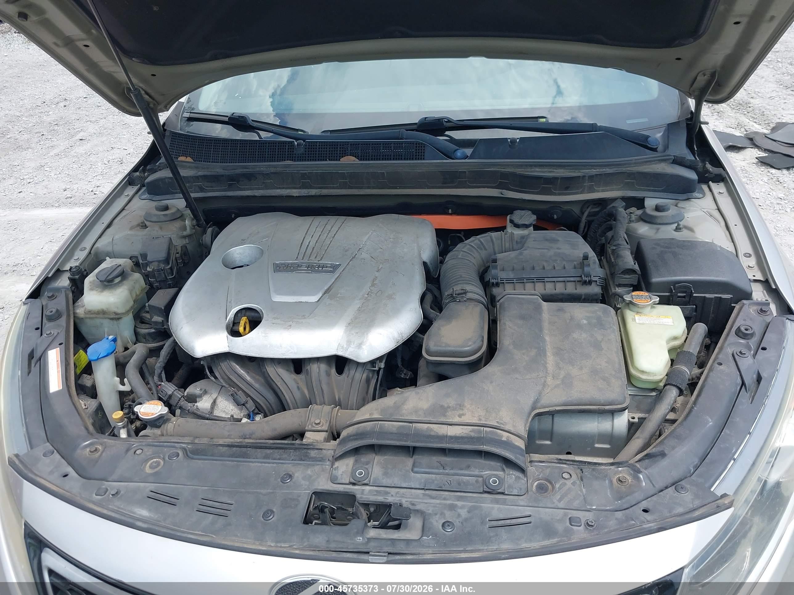 2011 Kia Optima Hybrid Ex Silver vin: KNAGM4AD8B5000360