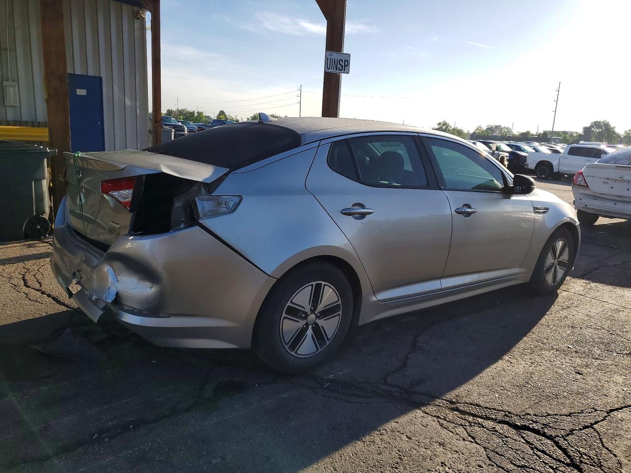 2011 Kia Optima Hybrid Silver vin: KNAGM4AD8B5005963