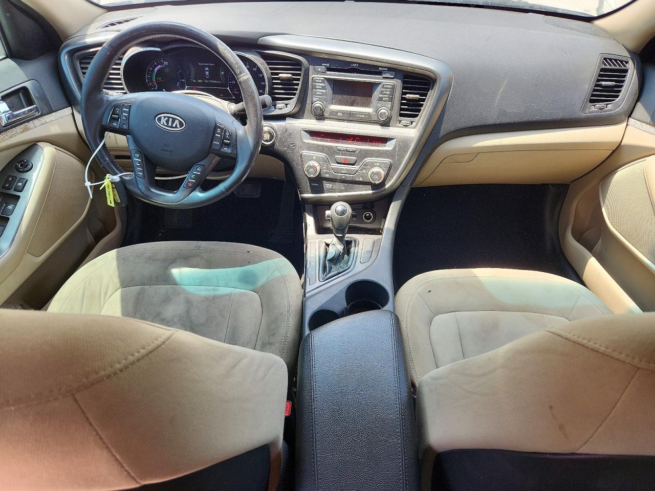 2012 Kia Optima Hybrid Белый vin: KNAGM4AD8C5017709