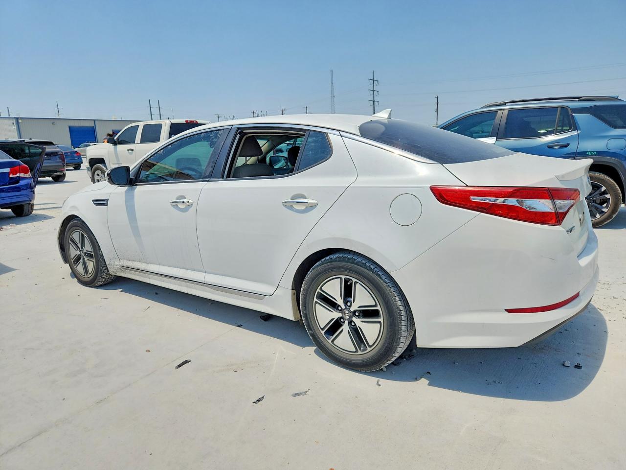 2012 Kia Optima Hybrid Белый vin: KNAGM4AD8C5017709