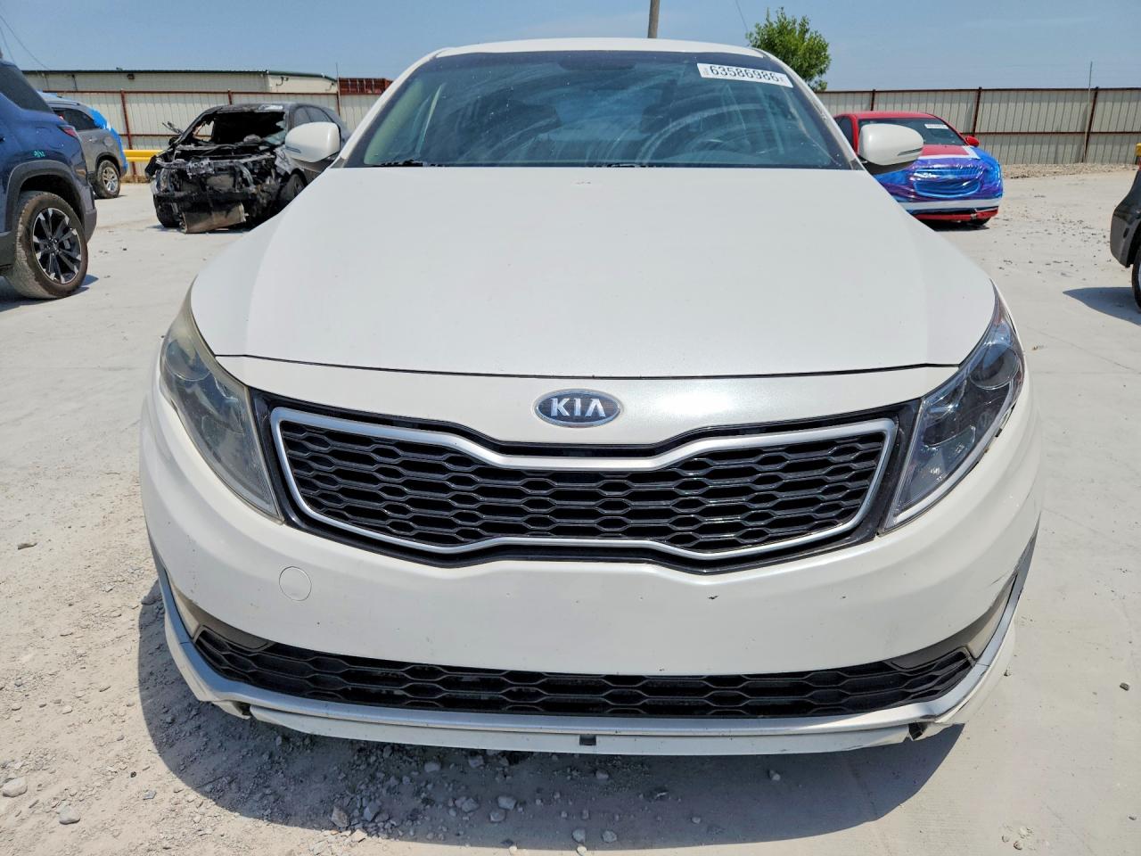 2012 Kia Optima Hybrid Белый vin: KNAGM4AD8C5017709