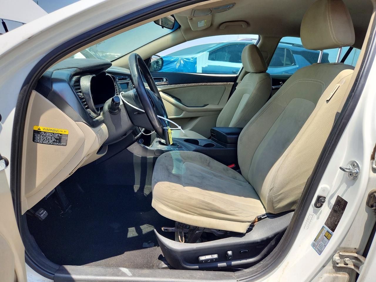 2012 Kia Optima Hybrid Белый vin: KNAGM4AD8C5017709