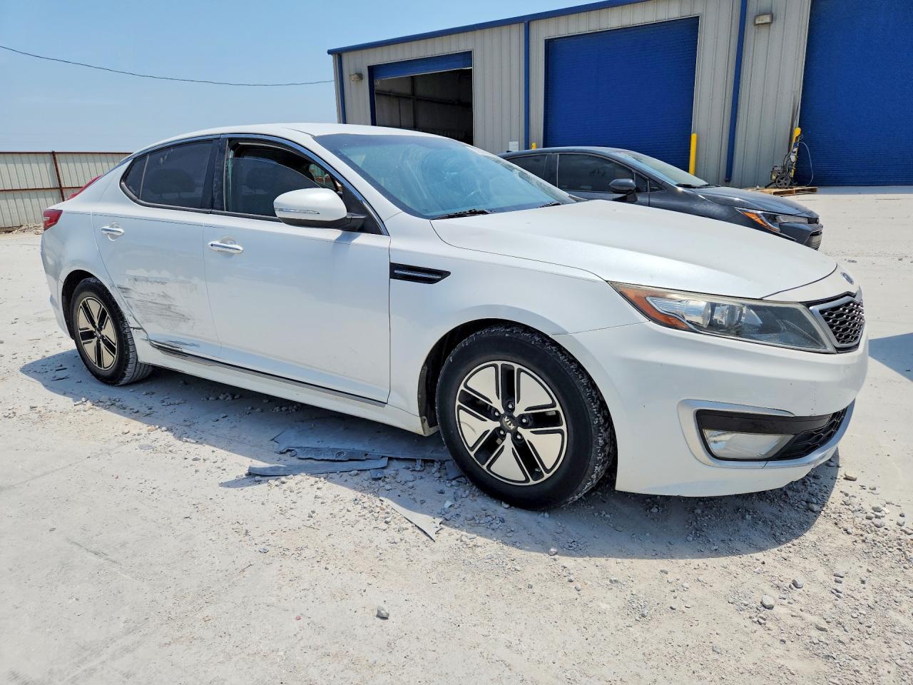 2012 Kia Optima Hybrid Белый vin: KNAGM4AD8C5017709