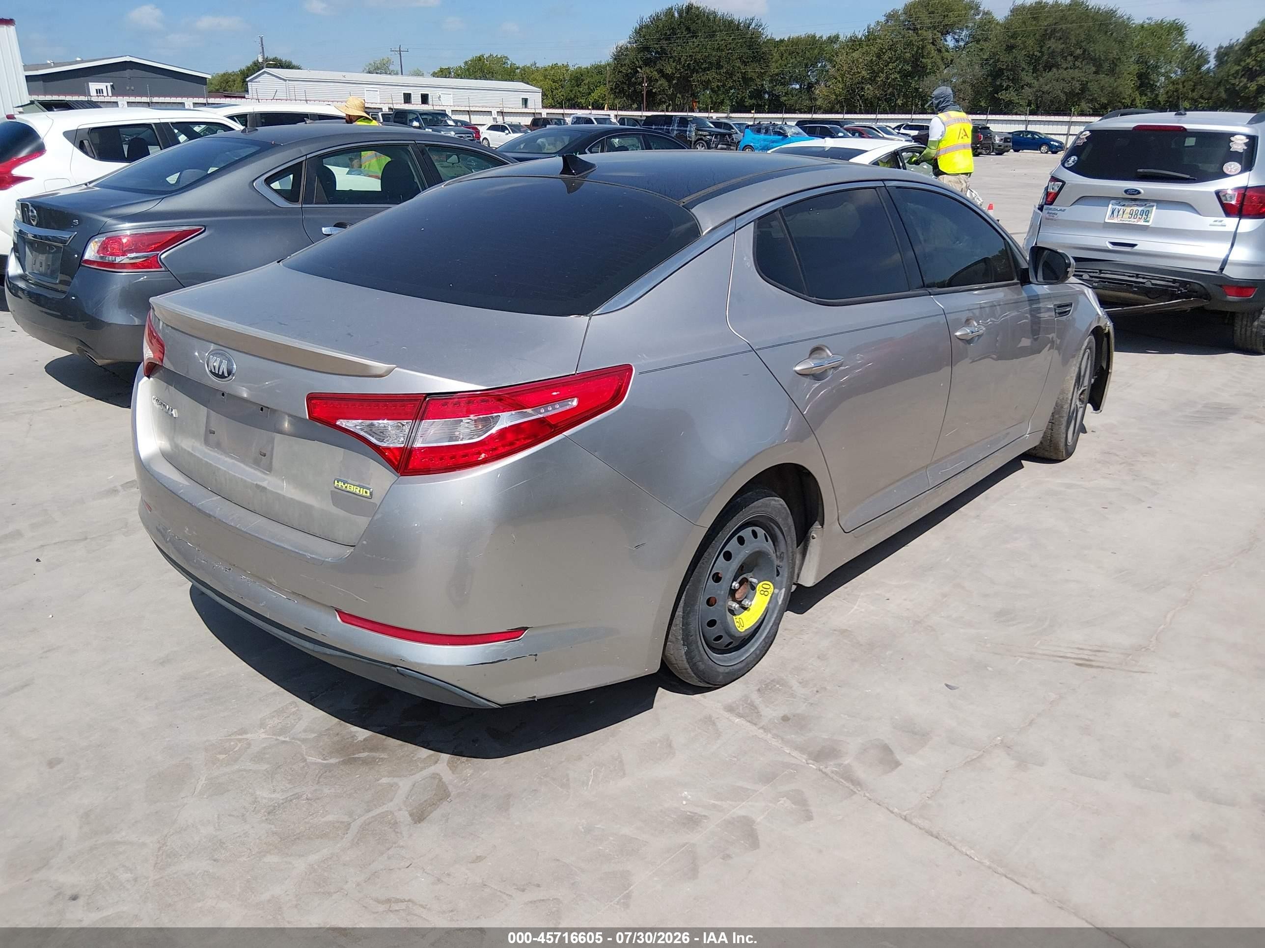 2012 Kia Optima Hybrid Ex Gold vin: KNAGM4AD8C5024725