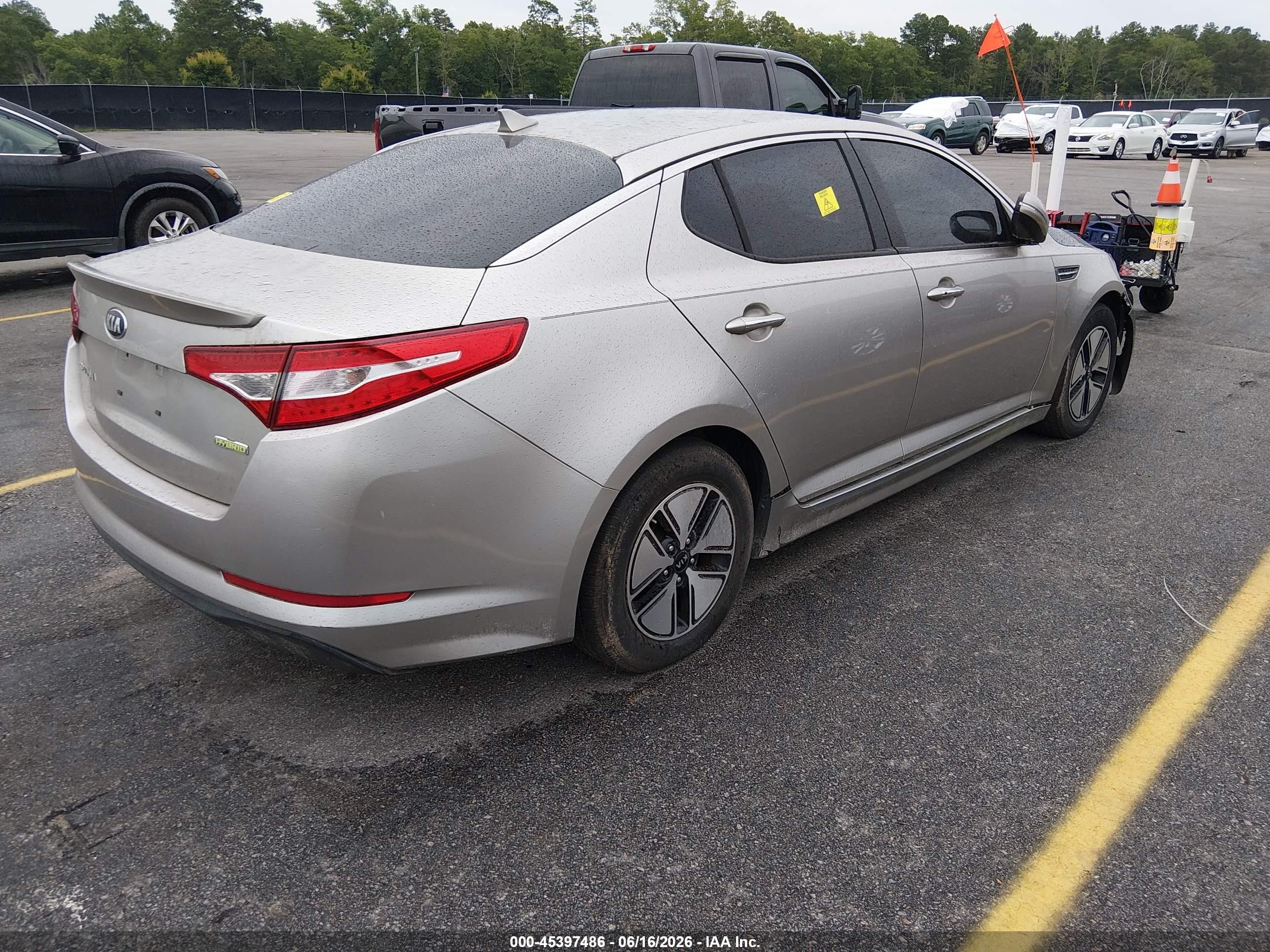 2012 Kia Optima Hybrid Ex Tan vin: KNAGM4AD8C5026913