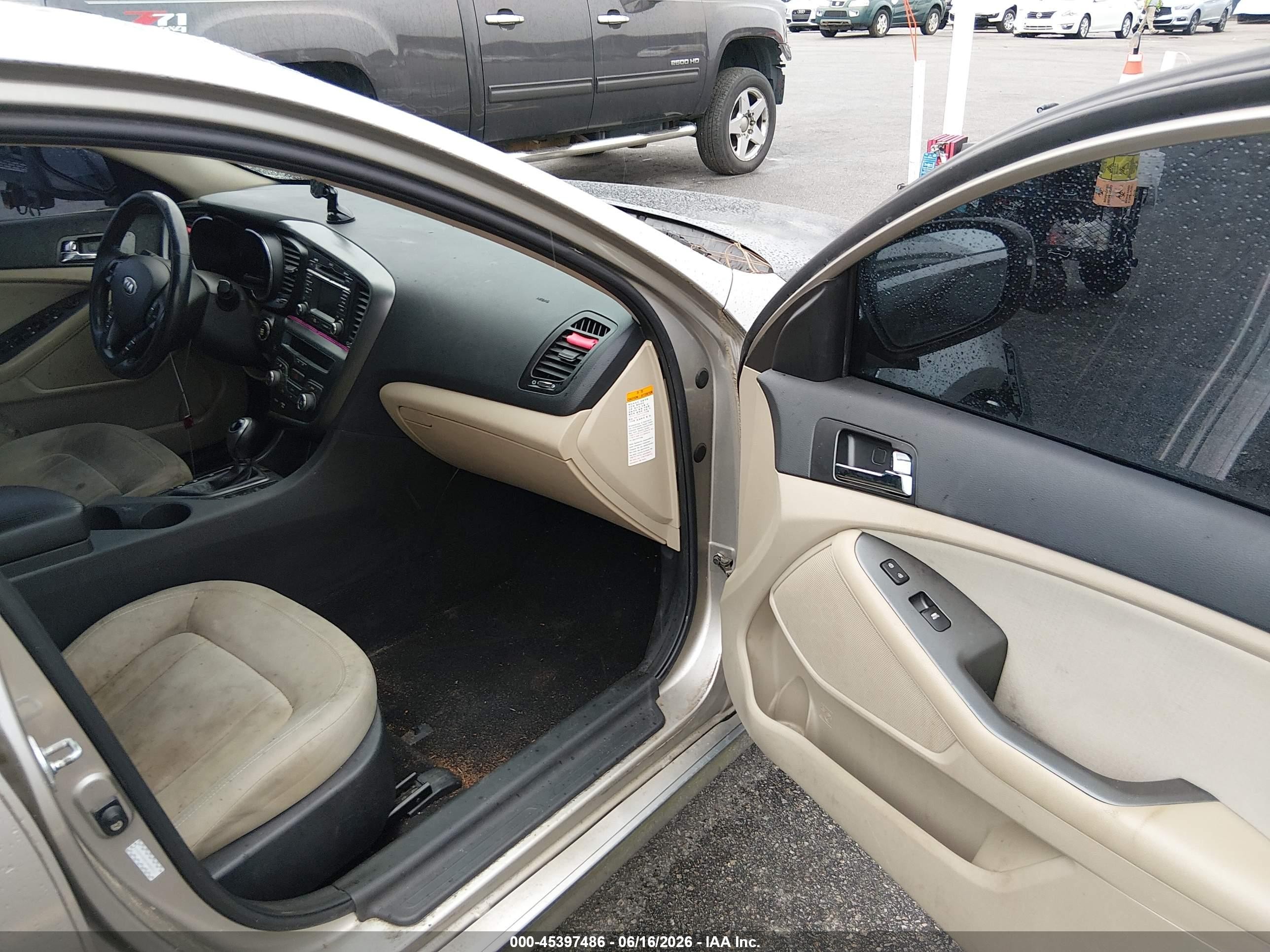 2012 Kia Optima Hybrid Ex Tan vin: KNAGM4AD8C5026913