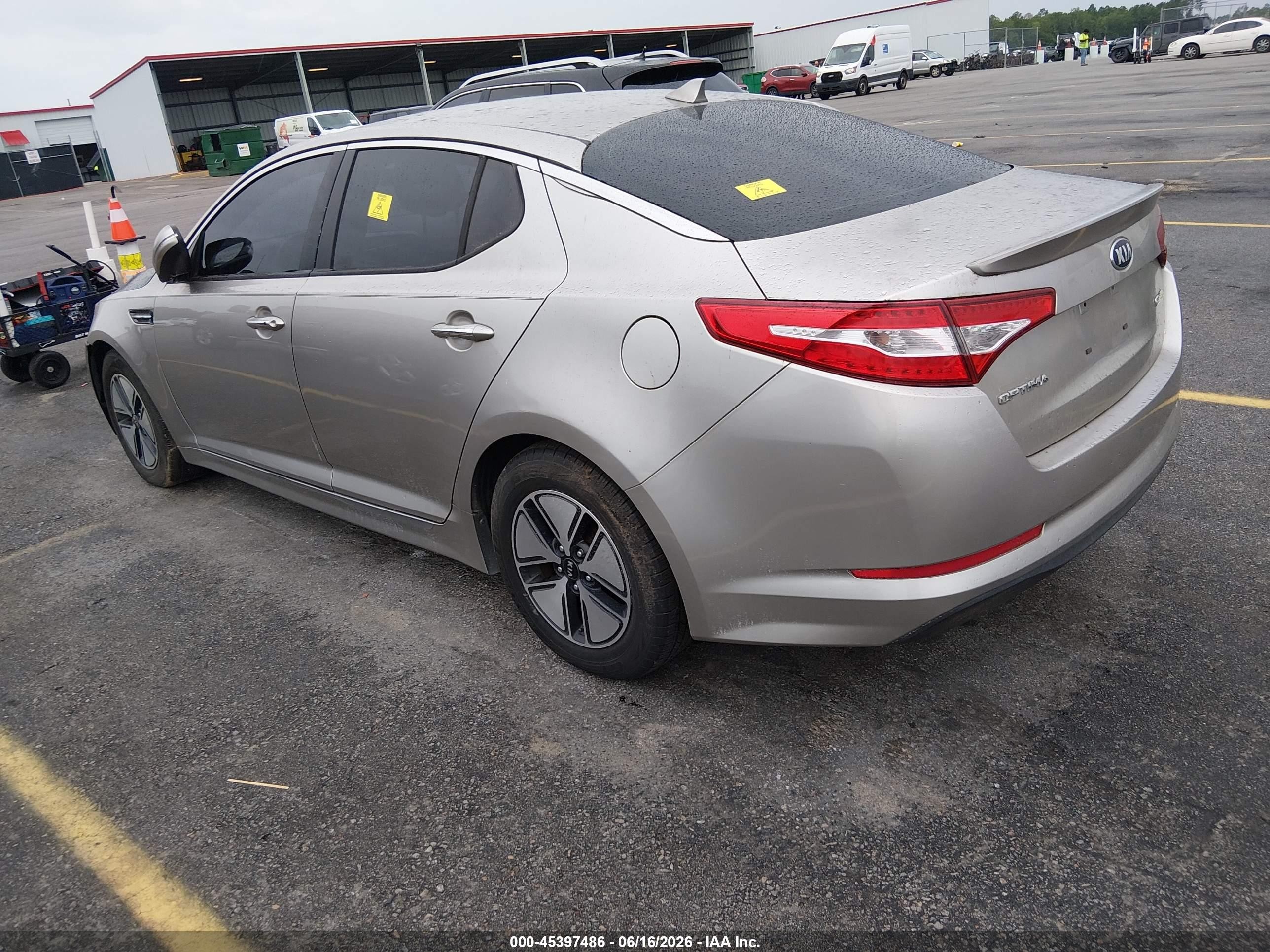 2012 Kia Optima Hybrid Ex Tan vin: KNAGM4AD8C5026913