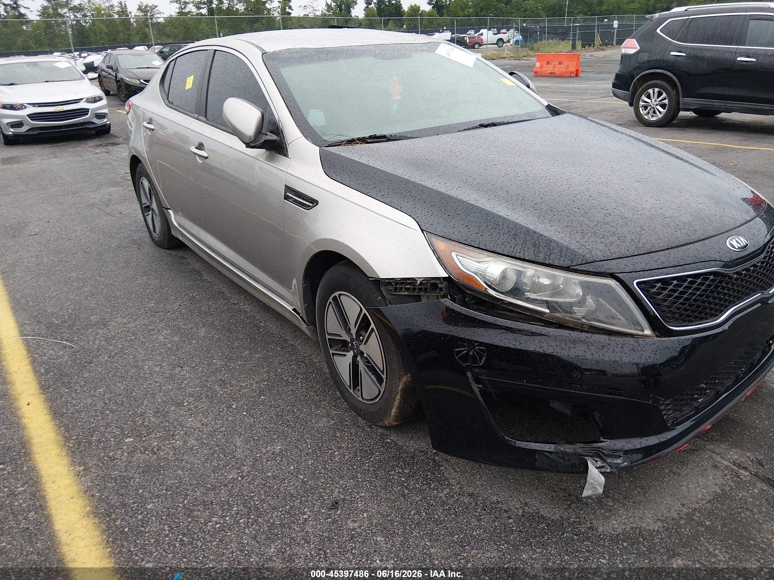 2012 Kia Optima Hybrid Ex Tan vin: KNAGM4AD8C5026913