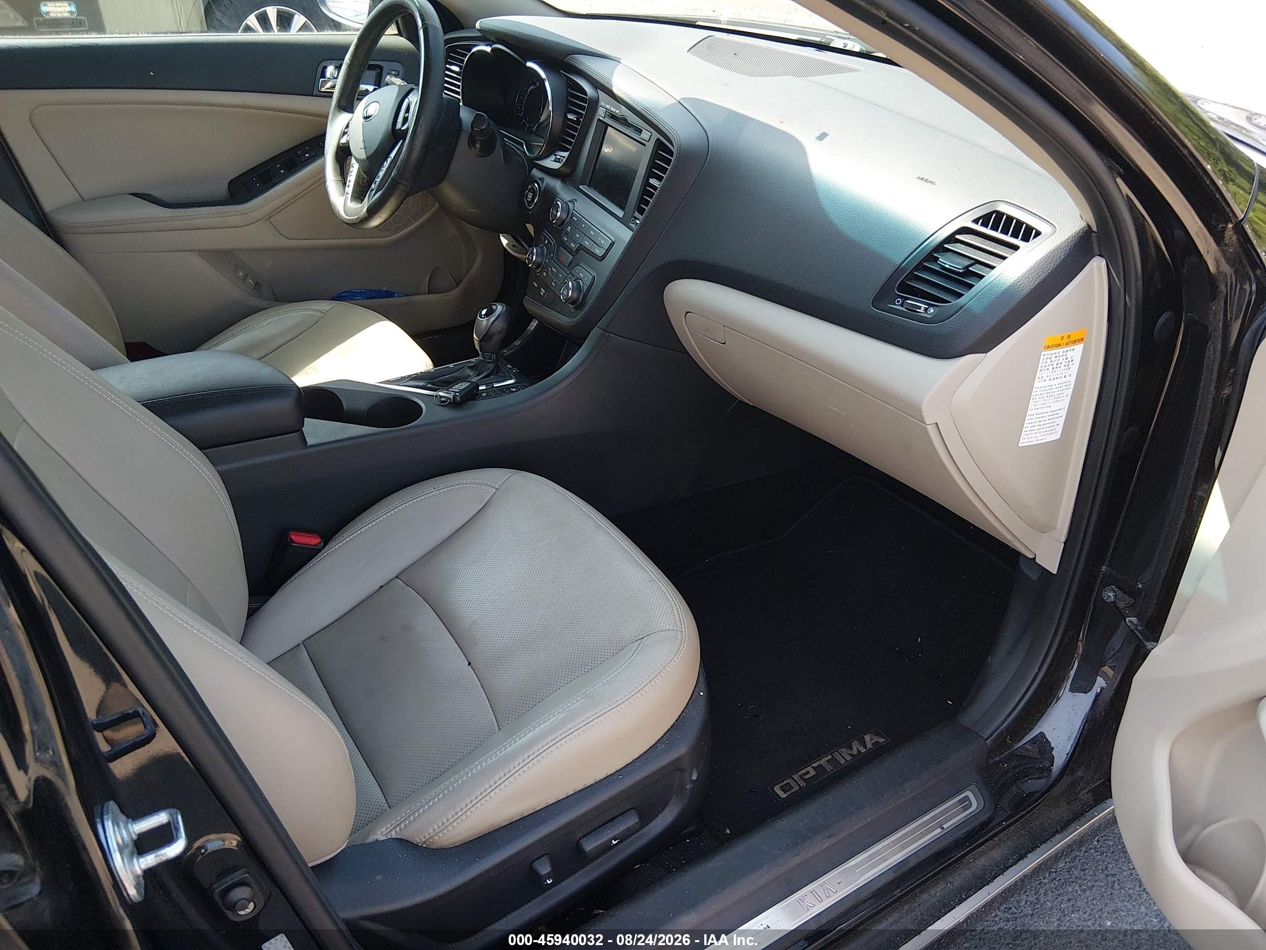 2013 Kia Optima Hybrid Ex Black vin: KNAGM4AD8D5045897
