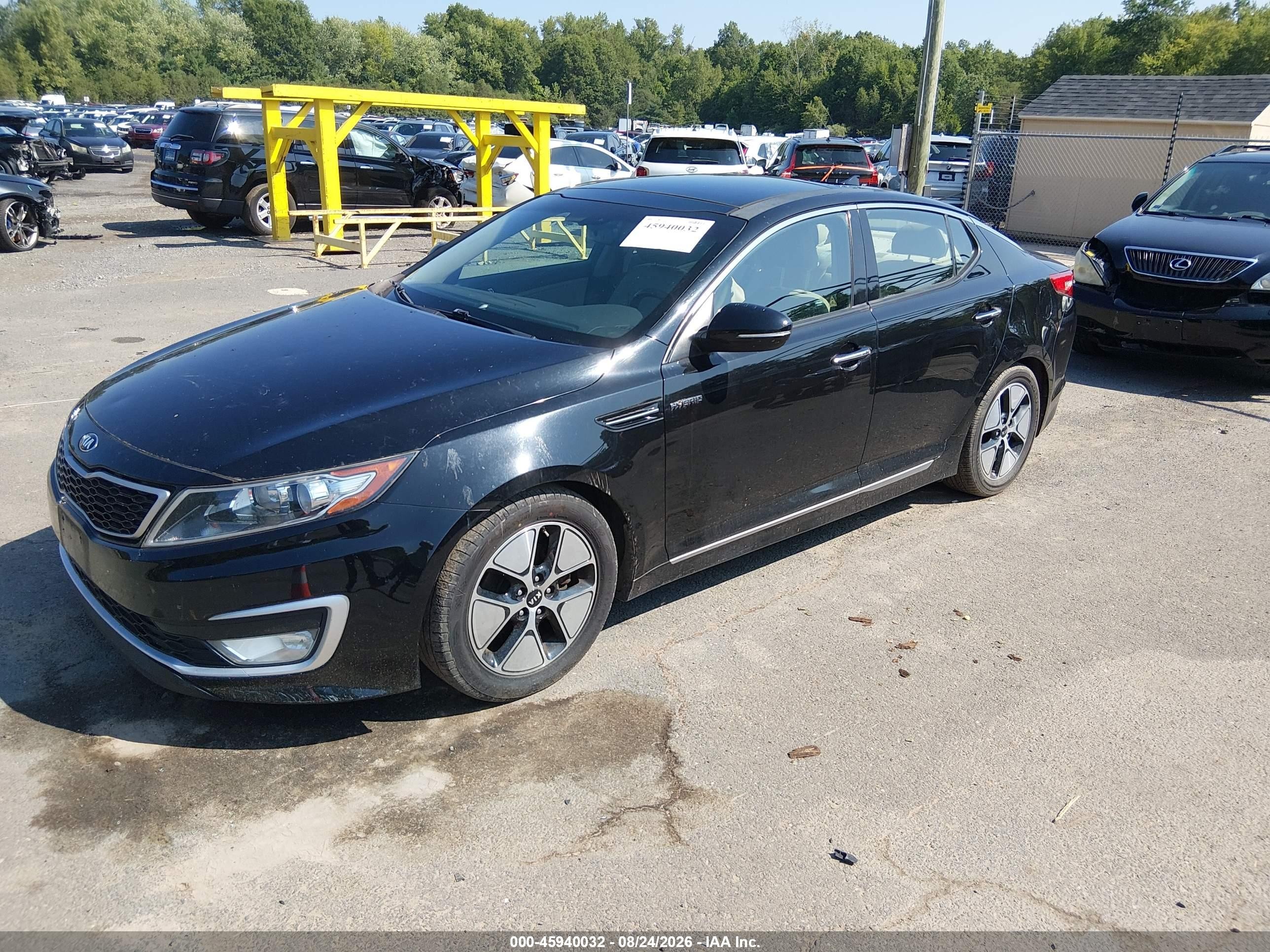 2013 Kia Optima Hybrid Ex Black vin: KNAGM4AD8D5045897