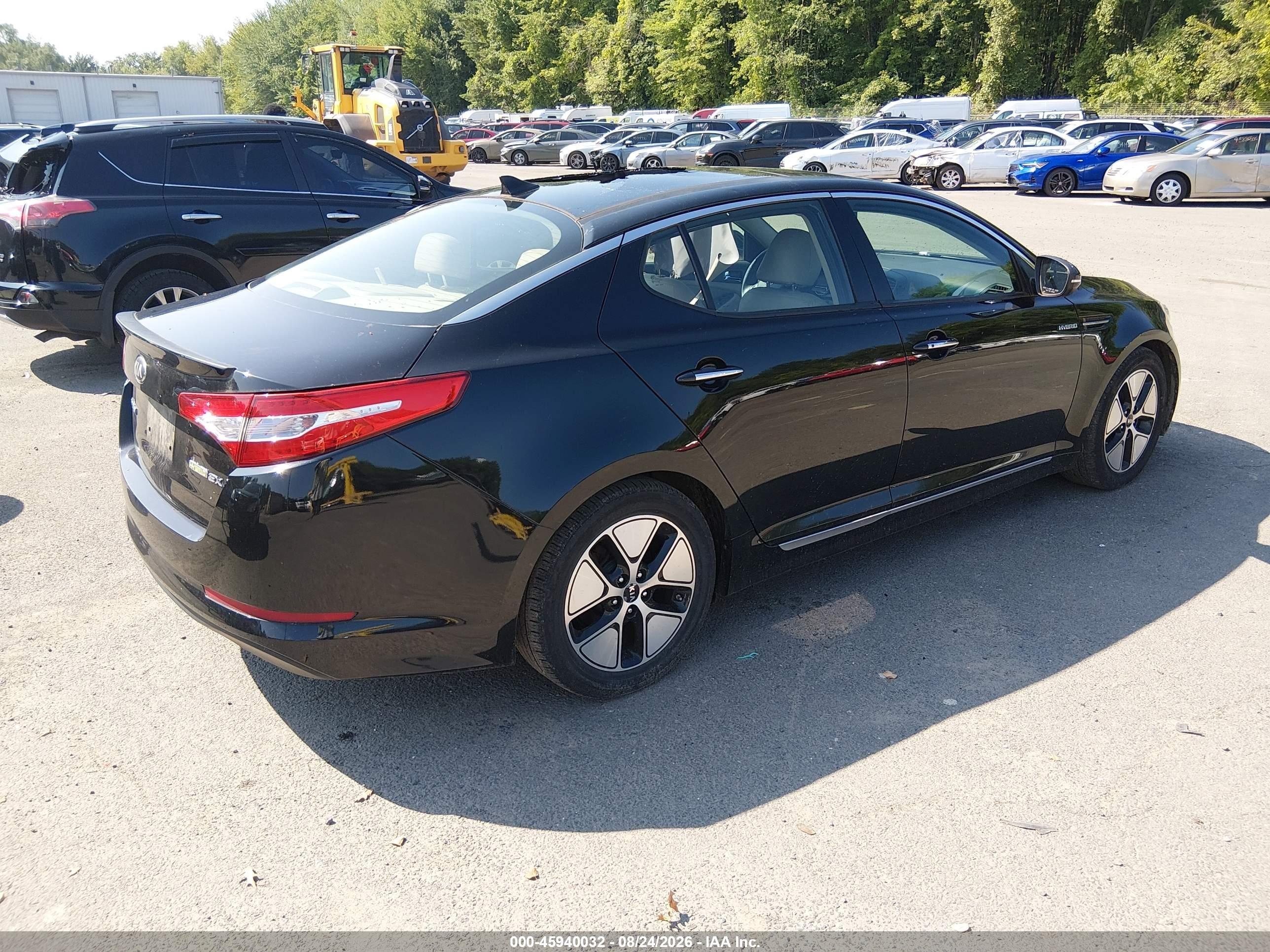 2013 Kia Optima Hybrid Ex Black vin: KNAGM4AD8D5045897
