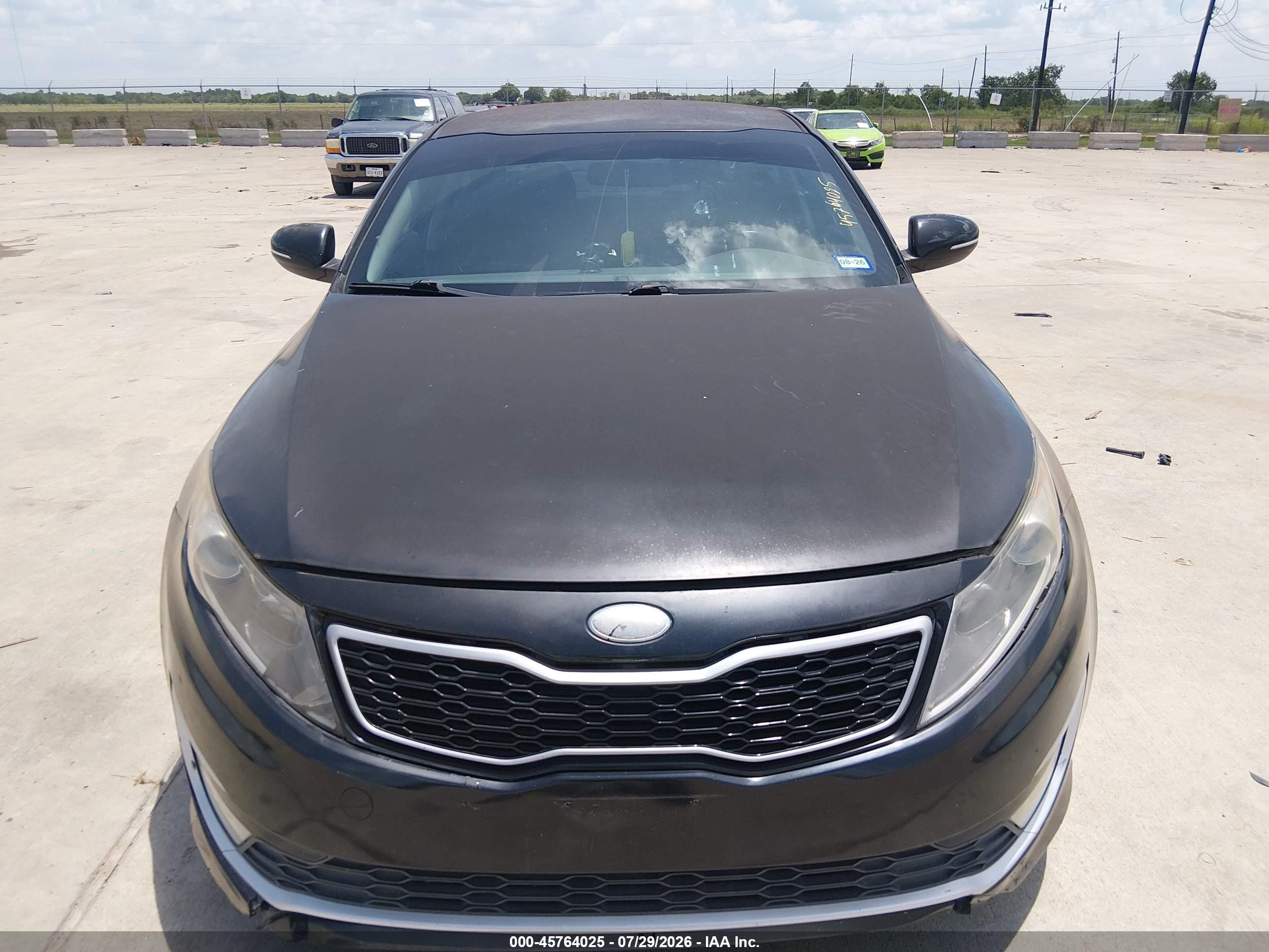 2013 Kia Optima Hybrid Lx Black vin: KNAGM4AD8D5047228