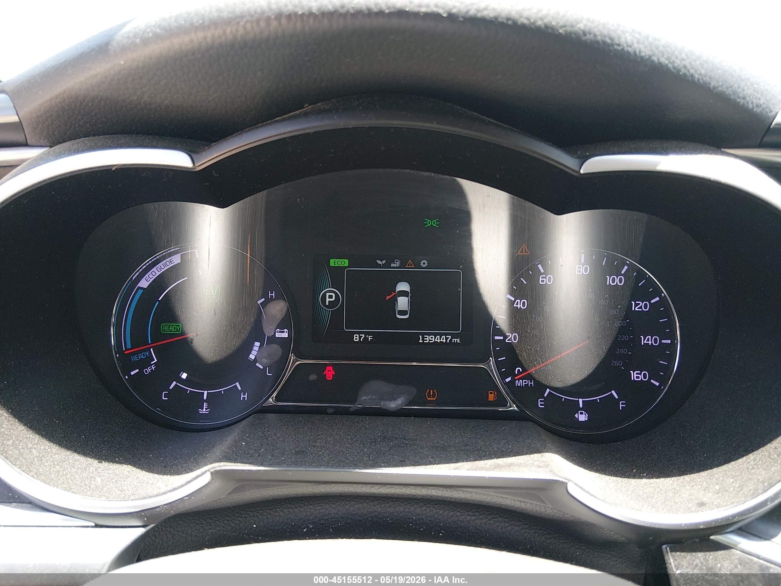 2015 Kia Optima Hybrid   Серый vin: KNAGM4AD8F5078644