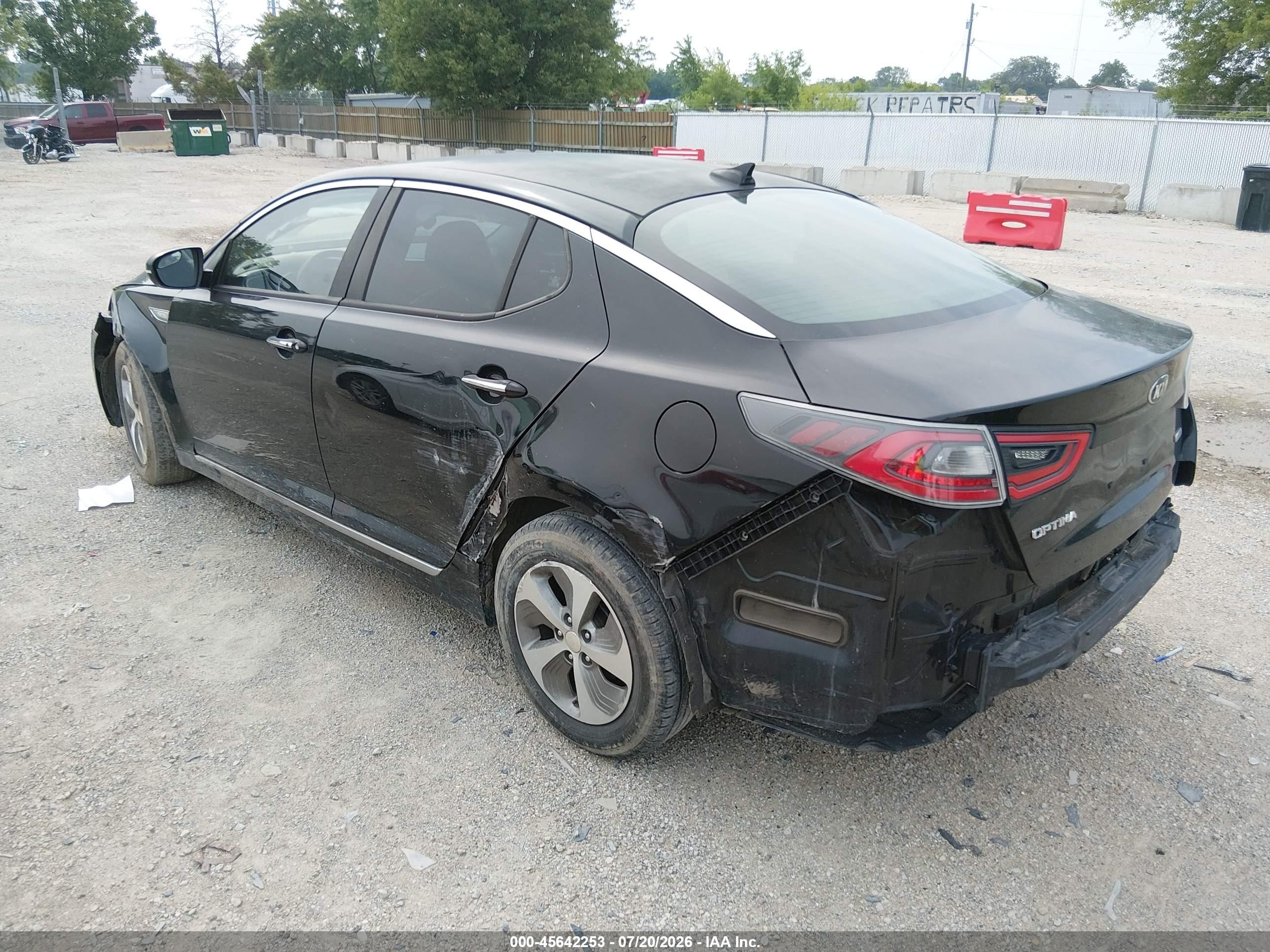2015 Kia Optima Hybrid   Black vin: KNAGM4AD8F5086596