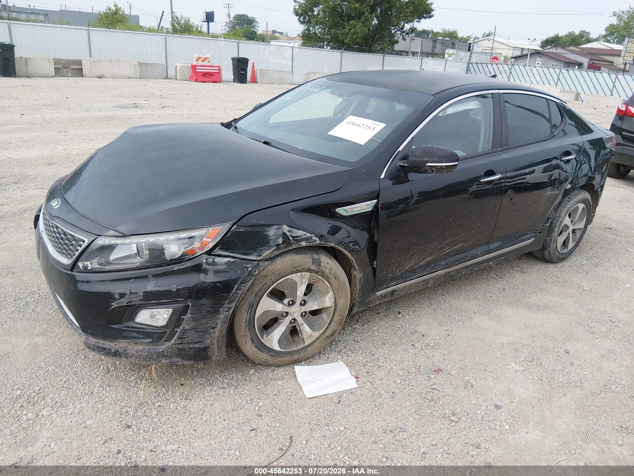 2015 Kia Optima Hybrid   Black vin: KNAGM4AD8F5086596