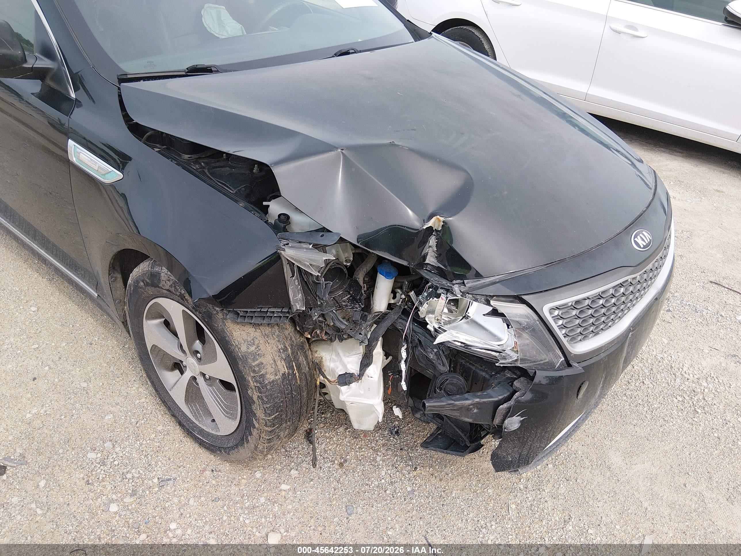 2015 Kia Optima Hybrid   Black vin: KNAGM4AD8F5086596