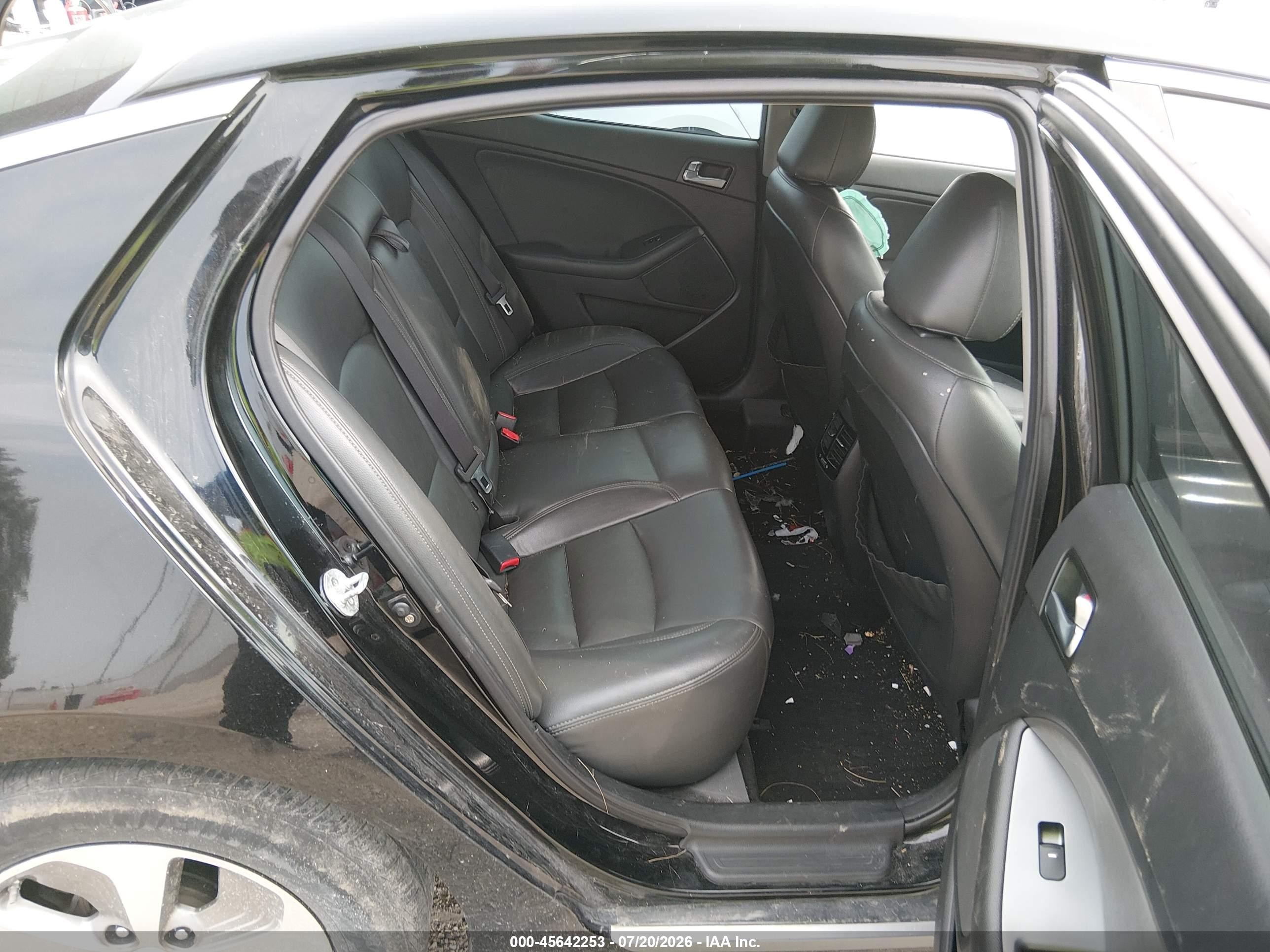 2015 Kia Optima Hybrid   Black vin: KNAGM4AD8F5086596