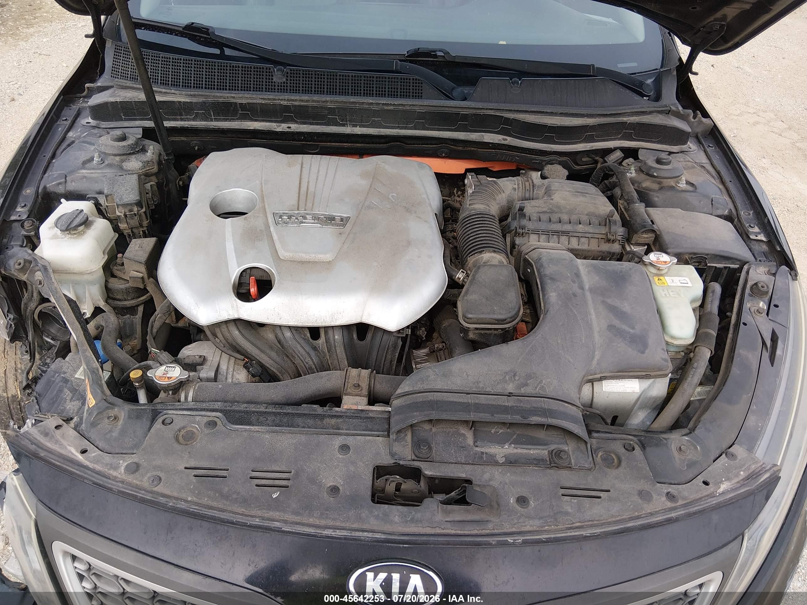 2015 Kia Optima Hybrid   Black vin: KNAGM4AD8F5086596