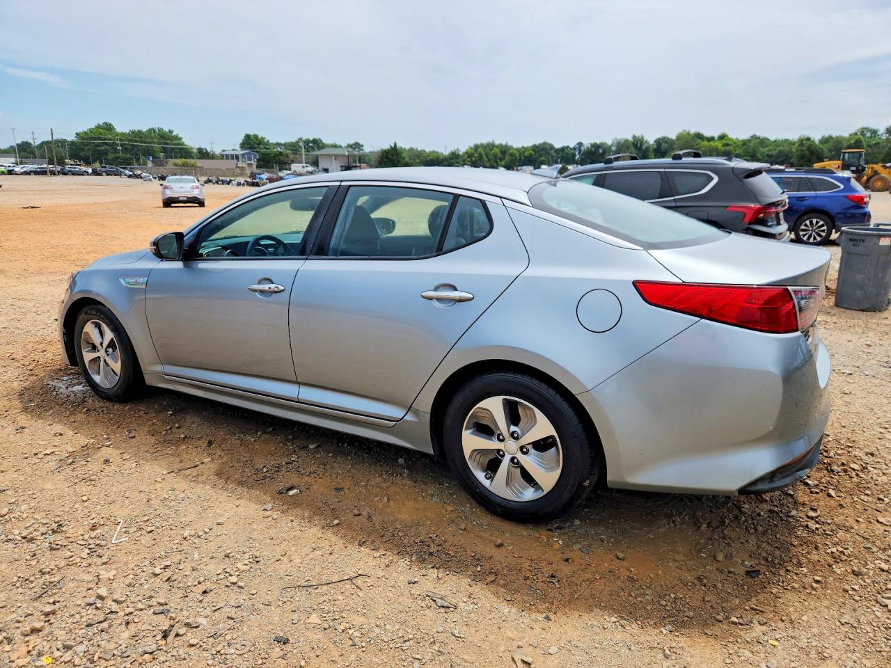 2015 Kia Optima Hybrid Silver vin: KNAGM4AD8F5089546
