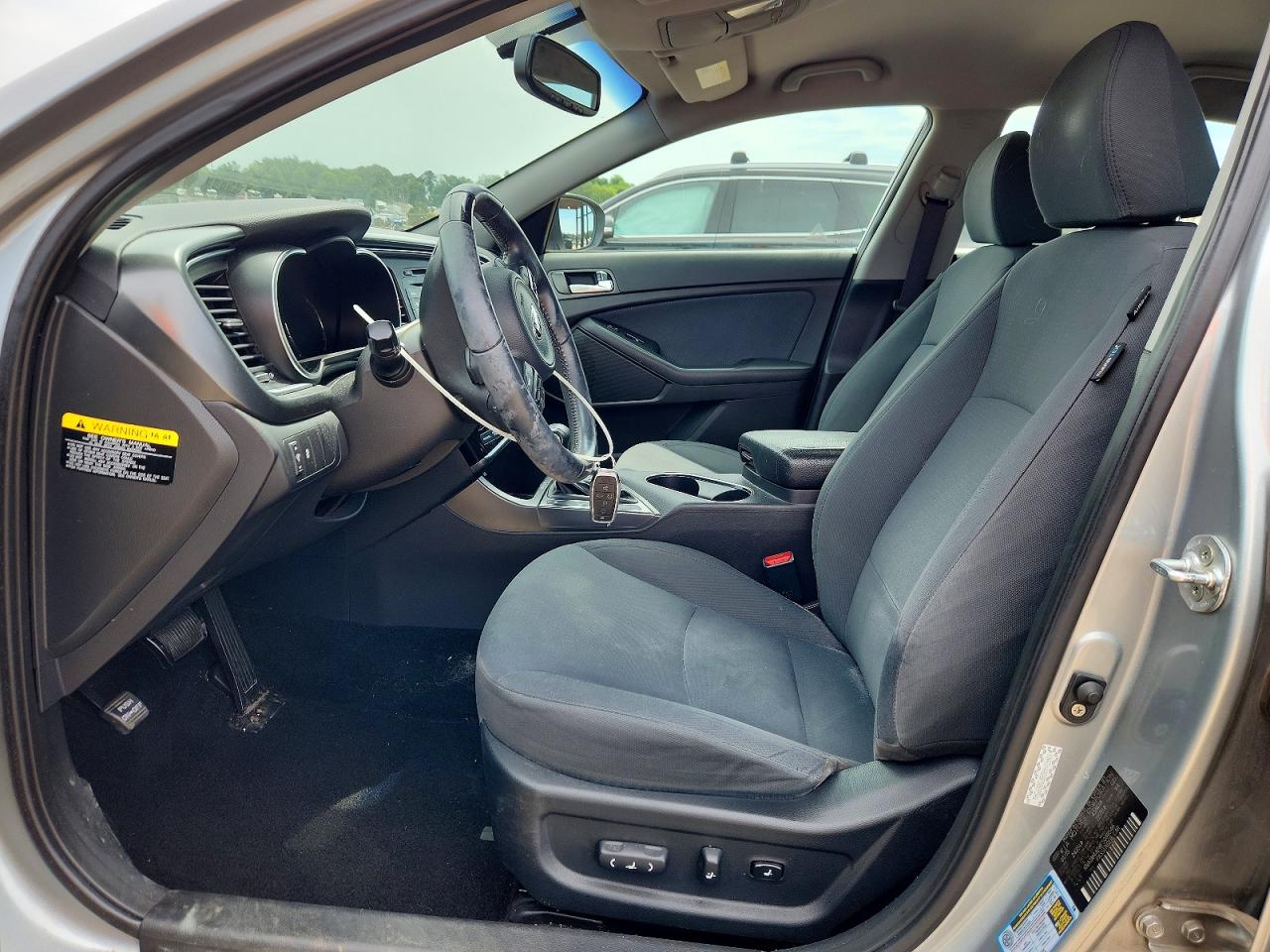 2015 Kia Optima Hybrid Silver vin: KNAGM4AD8F5089546
