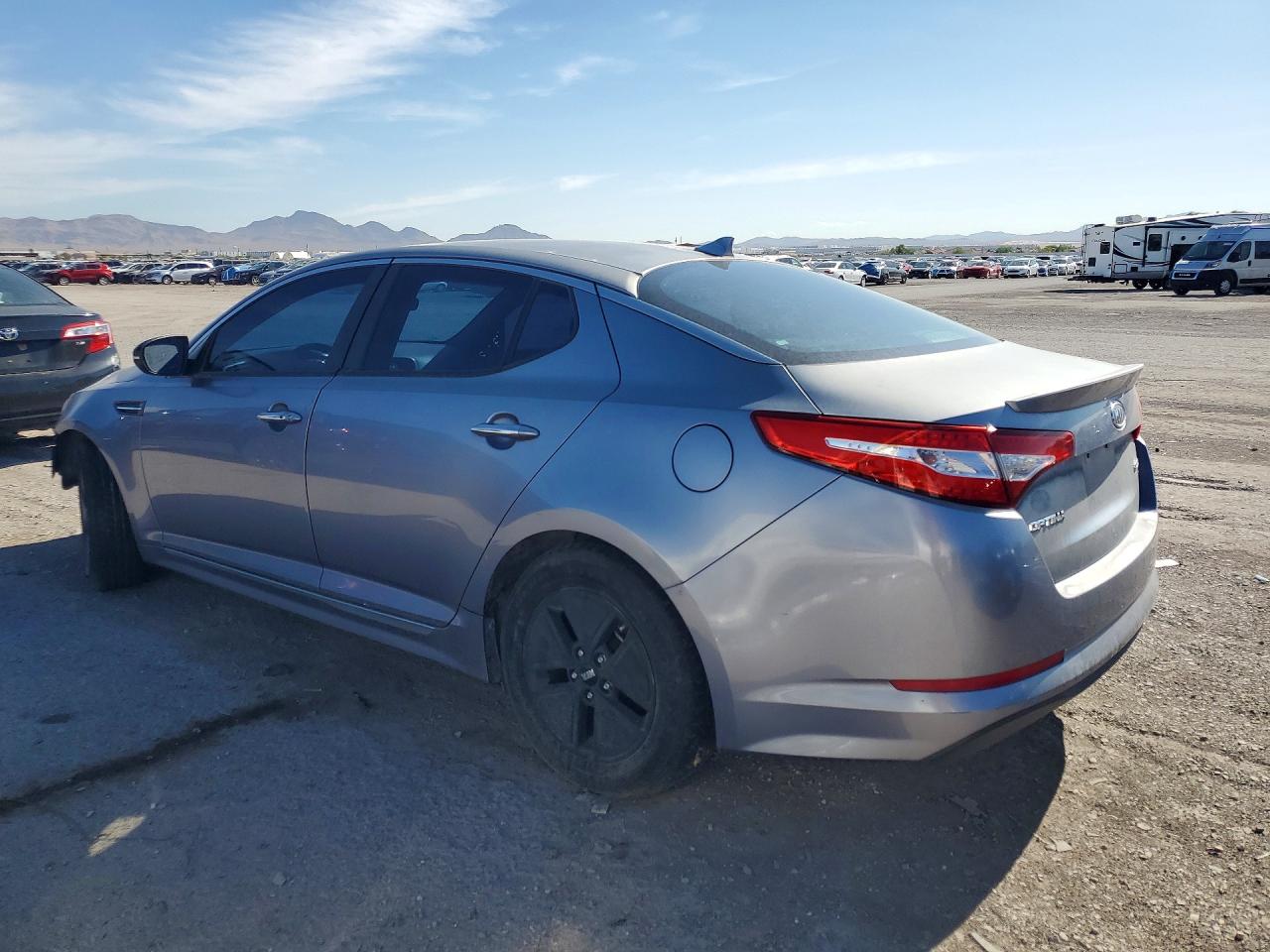 2011 Kia Optima Hybrid Base Silver vin: KNAGM4AD9B5007995