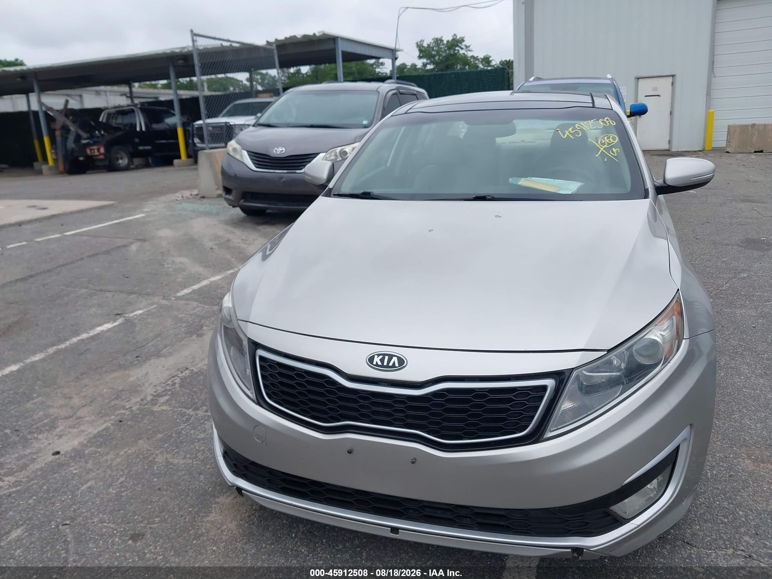 2012 Kia Optima Hybrid Ex Silver vin: KNAGM4AD9C5009683