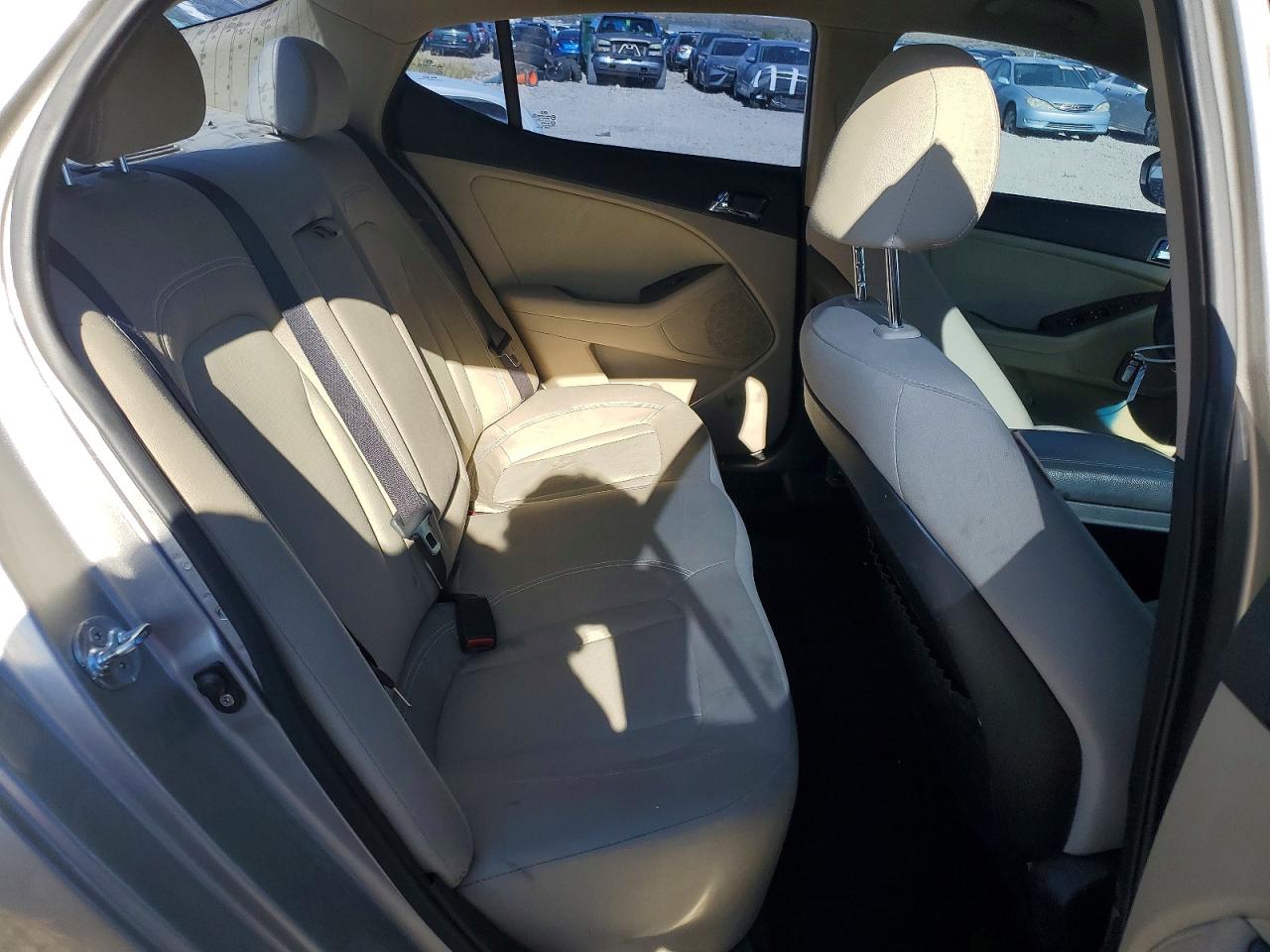2012 Kia Optima Hybrid Silver vin: KNAGM4AD9C5021218
