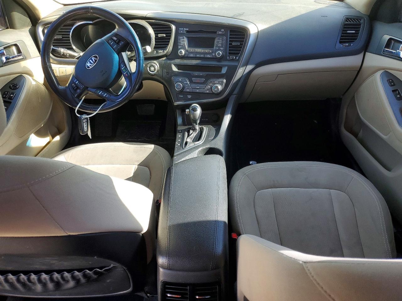 2012 Kia Optima Hybrid Silver vin: KNAGM4AD9C5021218