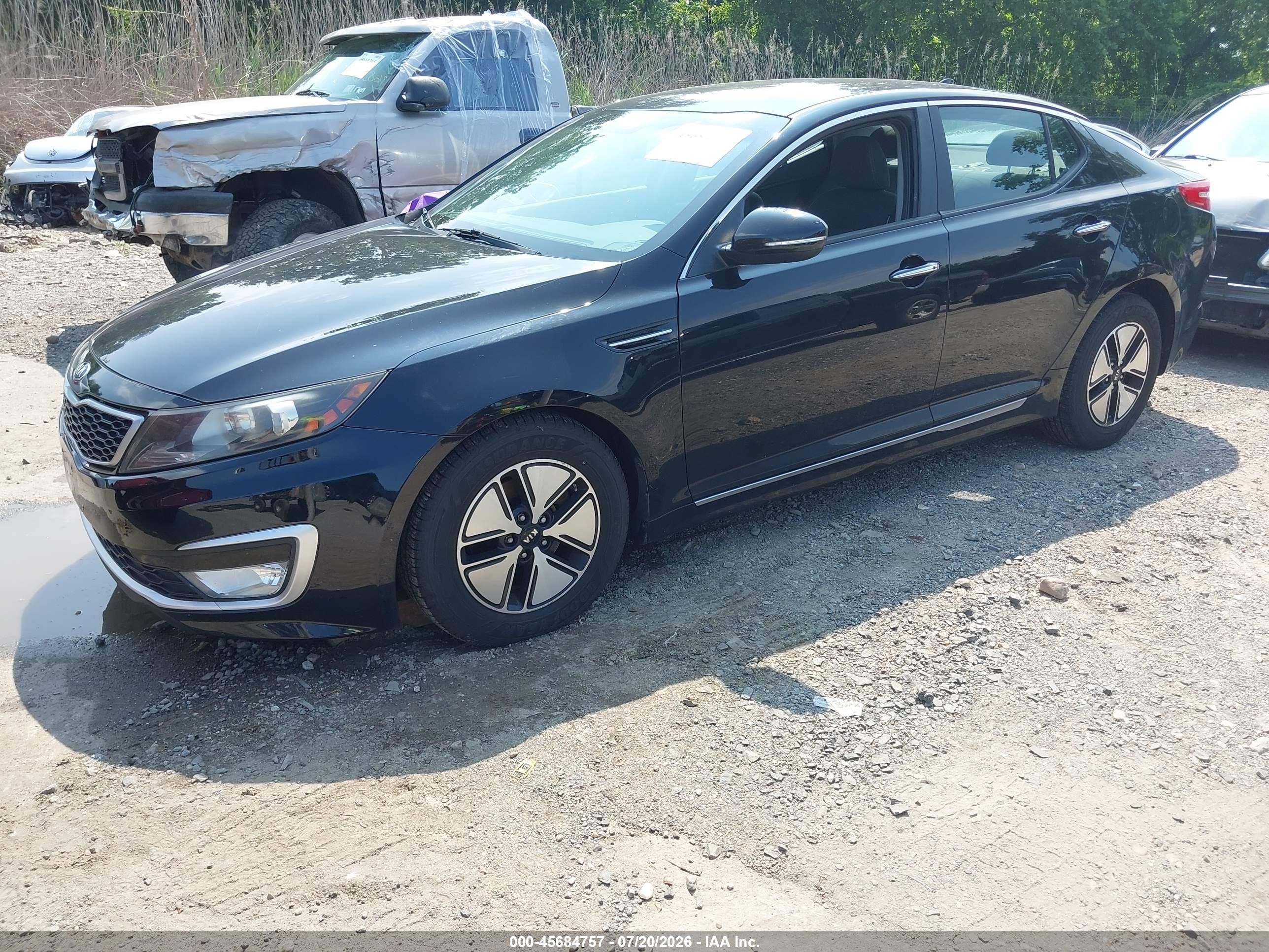 2012 Kia Optima Hybrid Ex Black vin: KNAGM4AD9C5030601