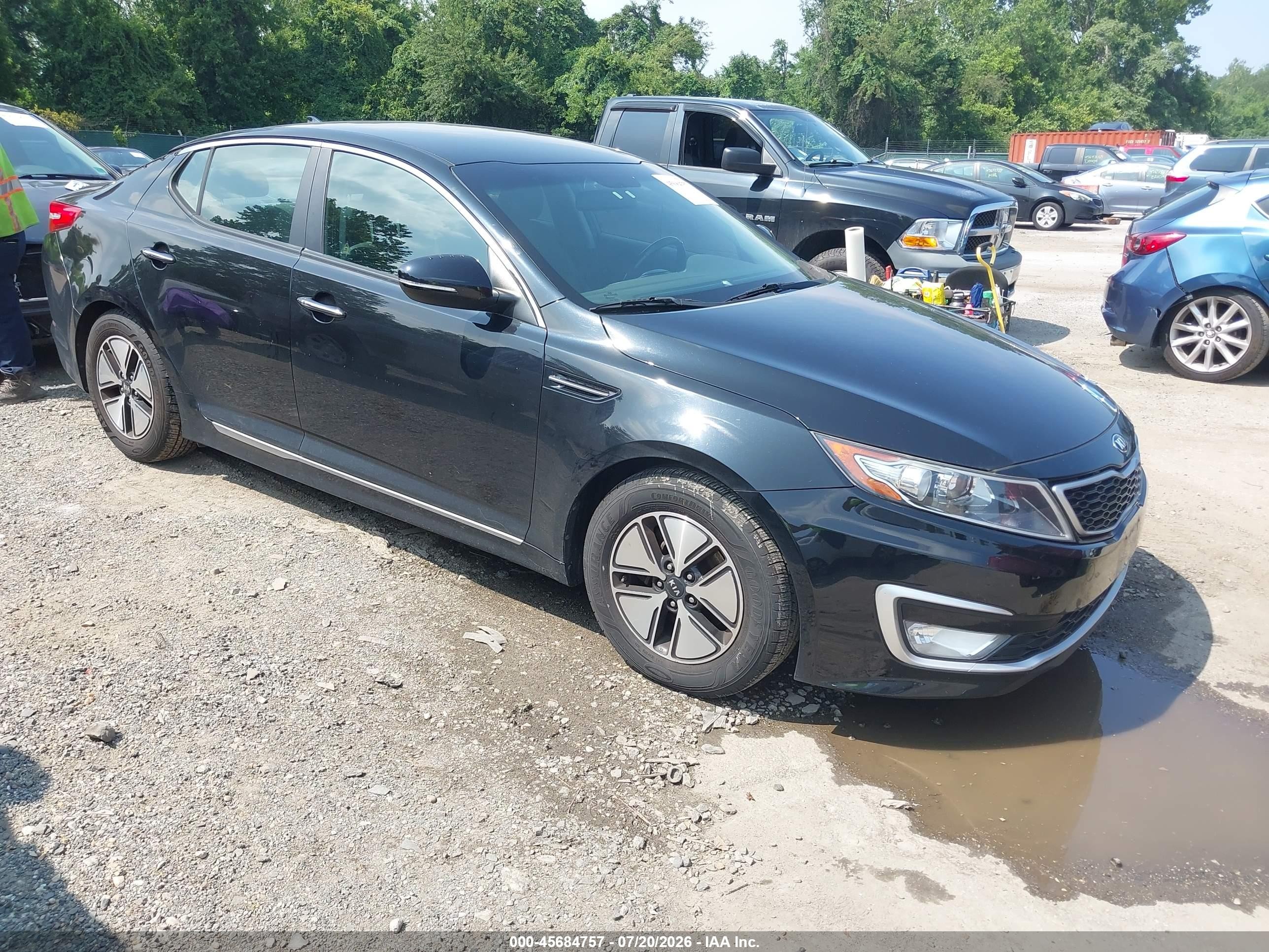 2012 Kia Optima Hybrid Ex Black vin: KNAGM4AD9C5030601