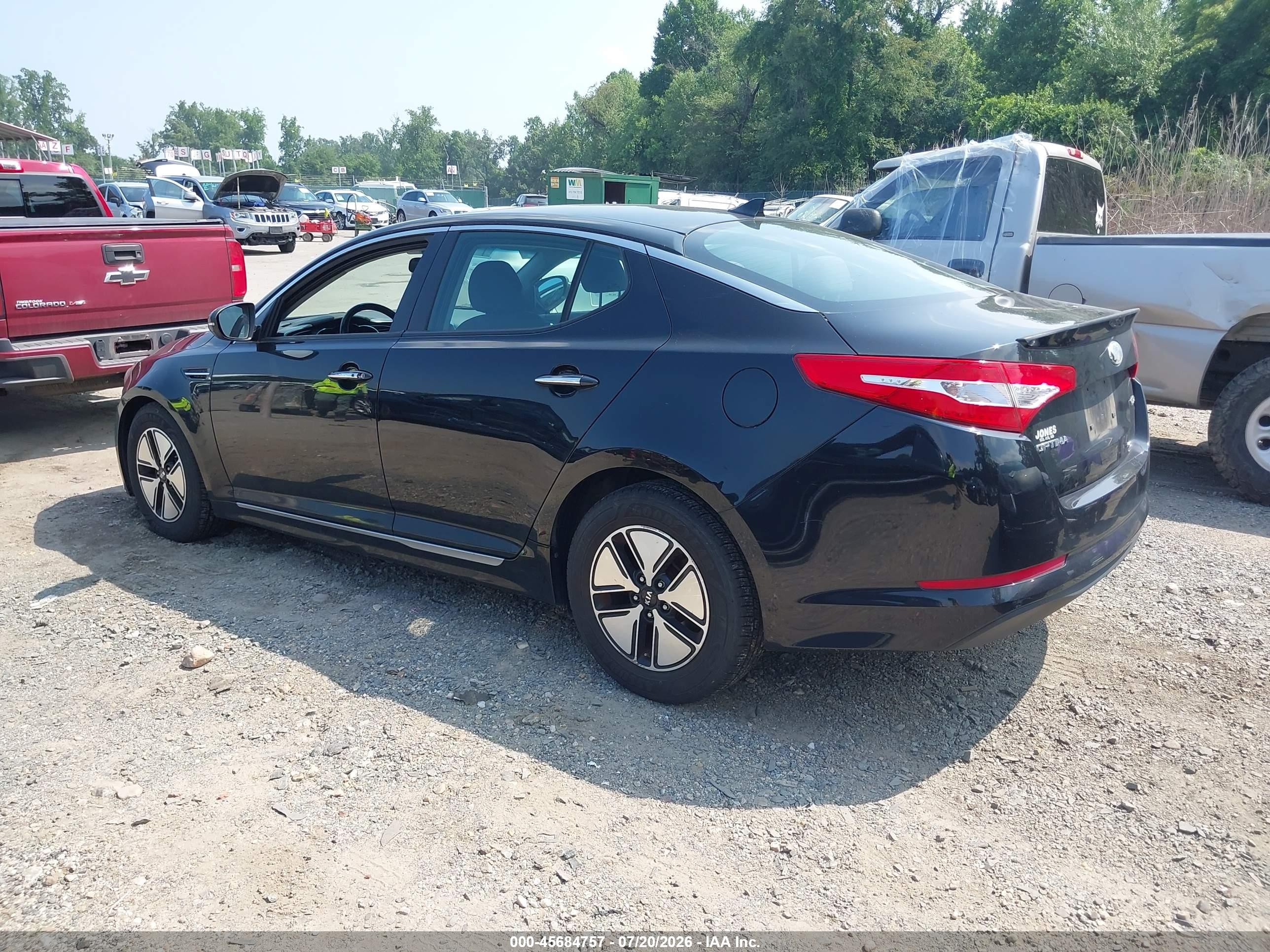 2012 Kia Optima Hybrid Ex Black vin: KNAGM4AD9C5030601