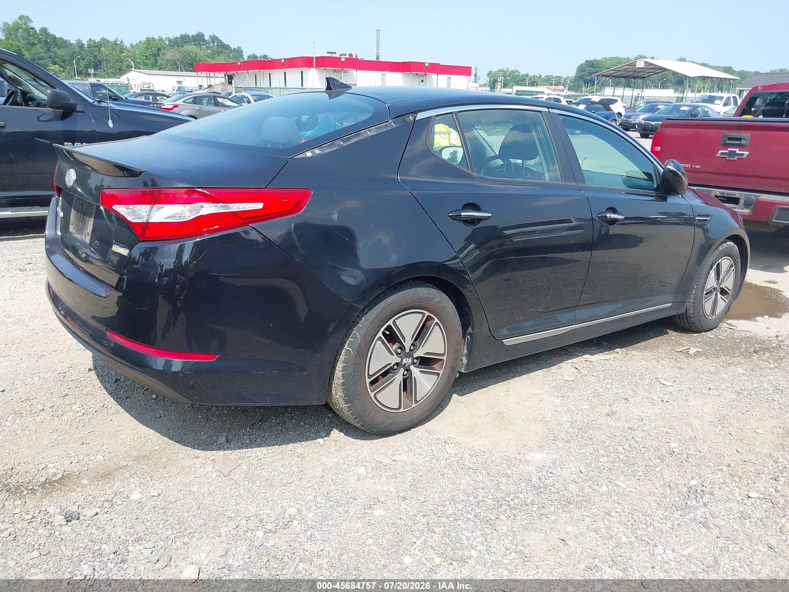 2012 Kia Optima Hybrid Ex Black vin: KNAGM4AD9C5030601