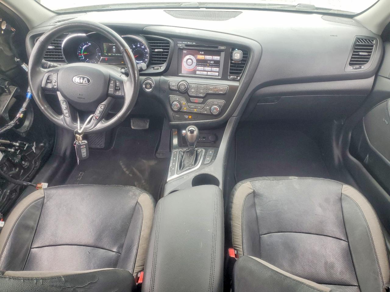 2013 Kia Optima Hybrid Черный vin: KNAGM4AD9D5058593