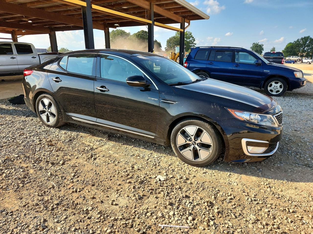 2013 Kia Optima Hybrid Black vin: KNAGM4AD9D5060750