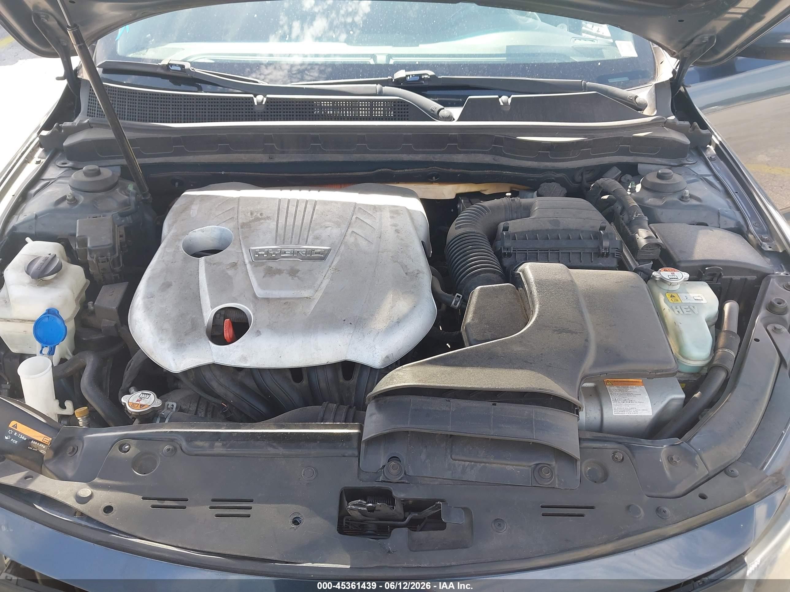 2015 Kia Optima Hybrid   Gray vin: KNAGM4AD9F5090429