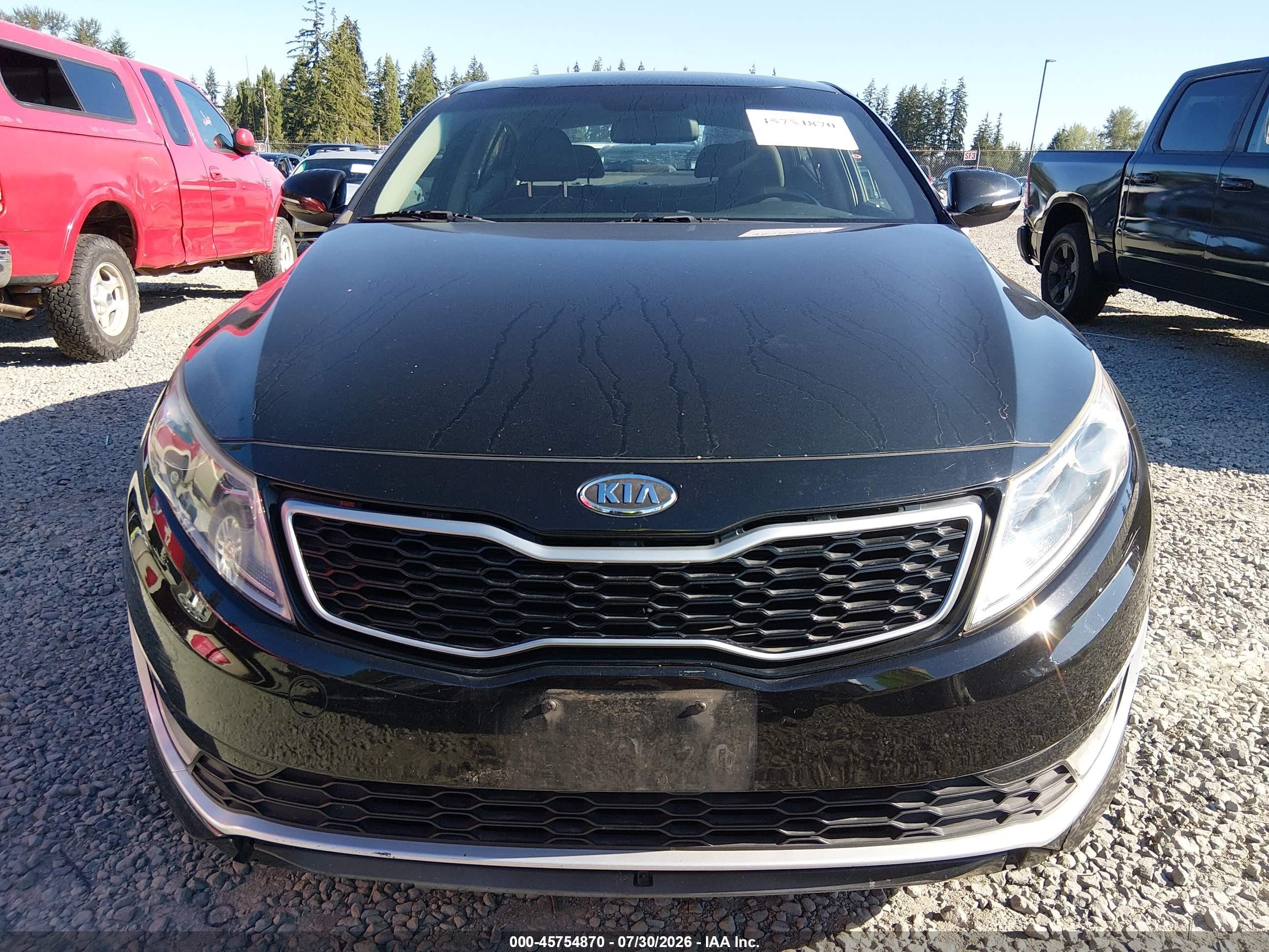 2012 Kia Optima Hybrid Ex Black vin: KNAGM4ADXC5012091