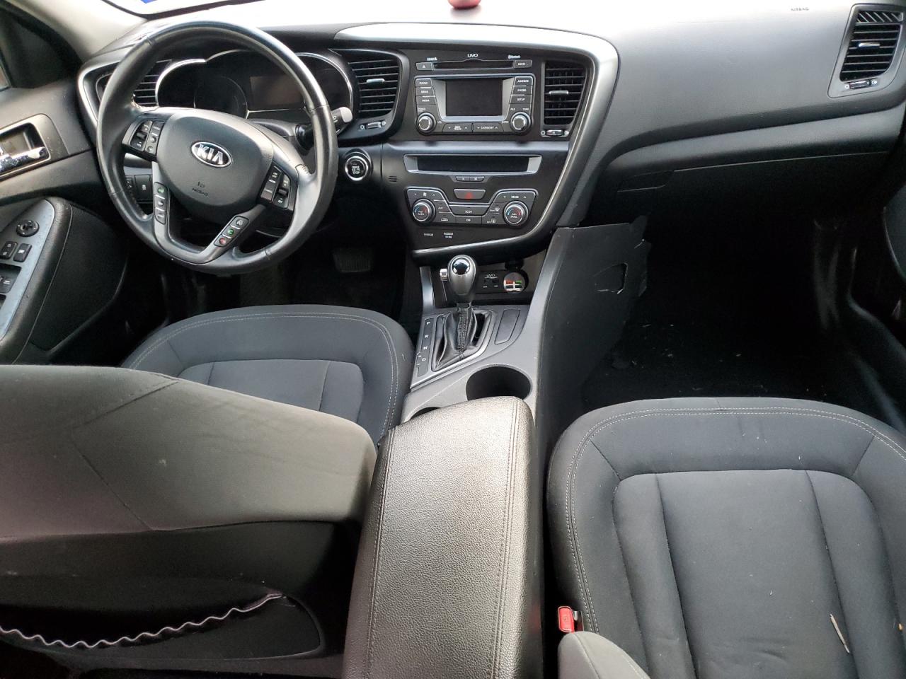 2012 Kia Optima Hybrid White vin: KNAGM4ADXC5031238