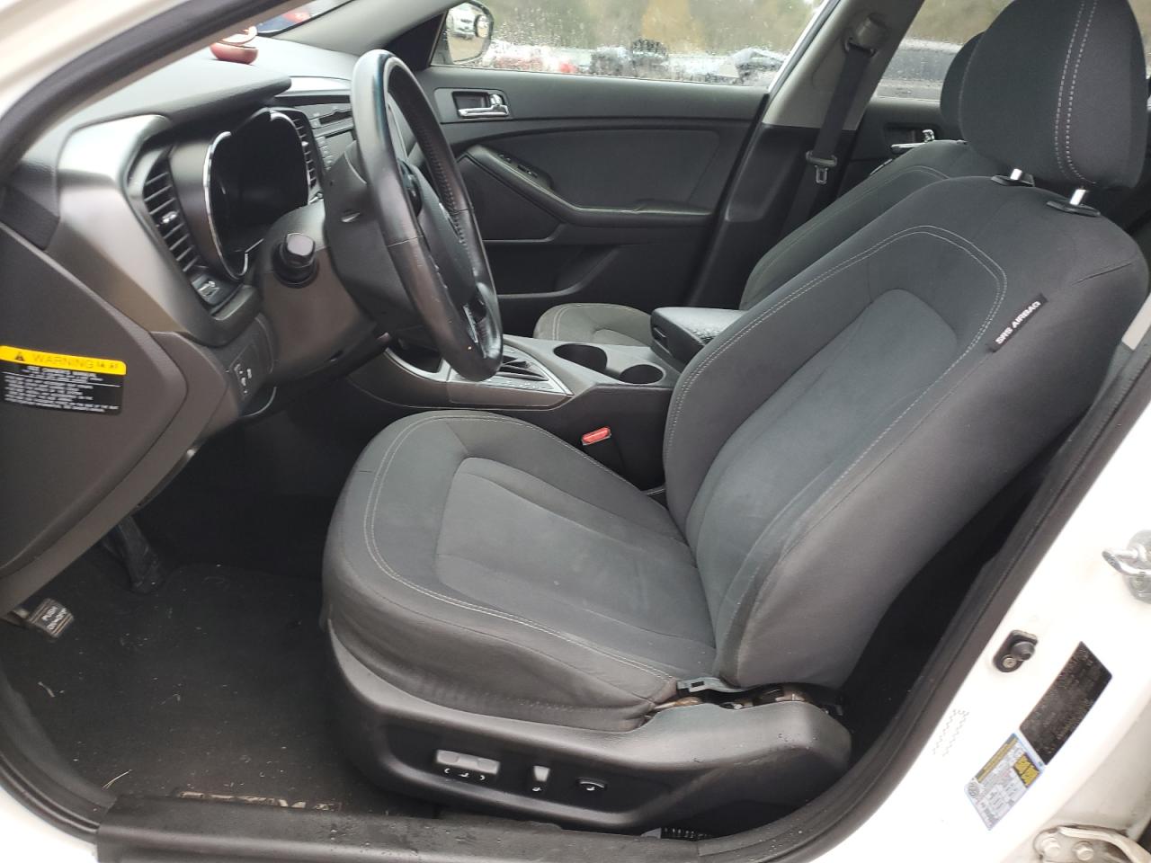 2012 Kia Optima Hybrid White vin: KNAGM4ADXC5031238