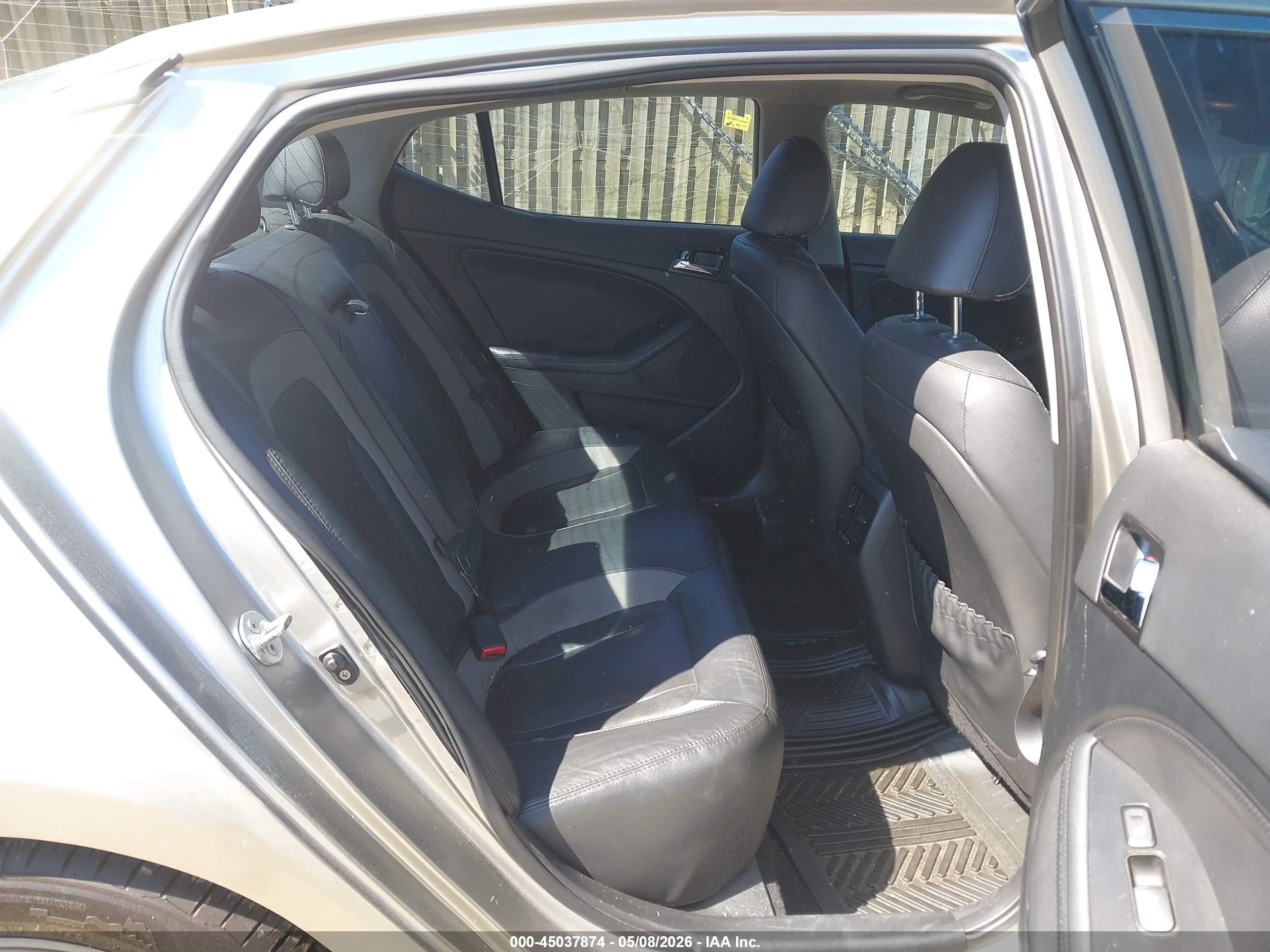2012 Kia Optima Hybrid Ex Silver vin: KNAGM4ADXC5032082