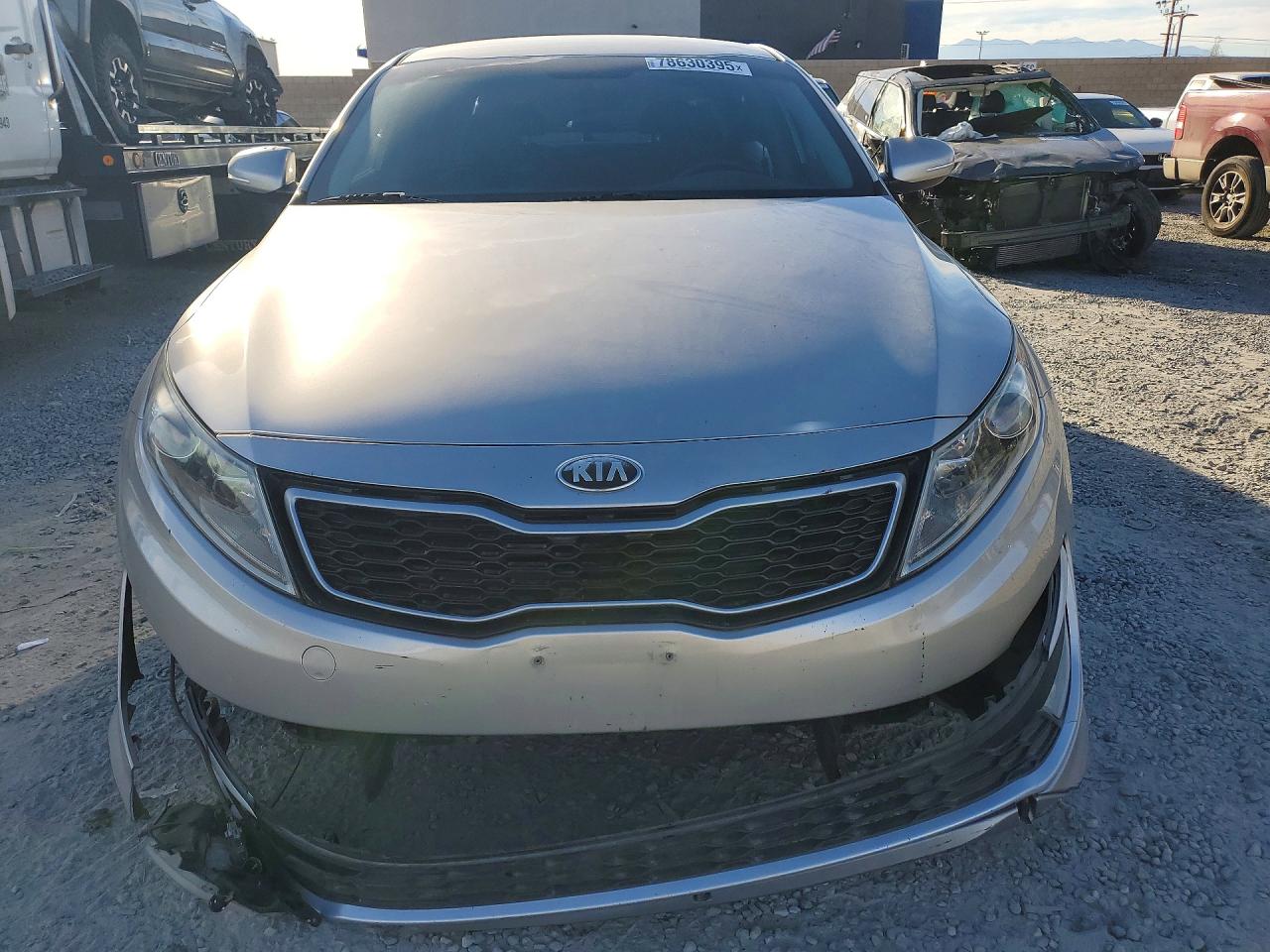 2012 Kia Optima Hybrid Lx Silver vin: KNAGM4ADXC5033149