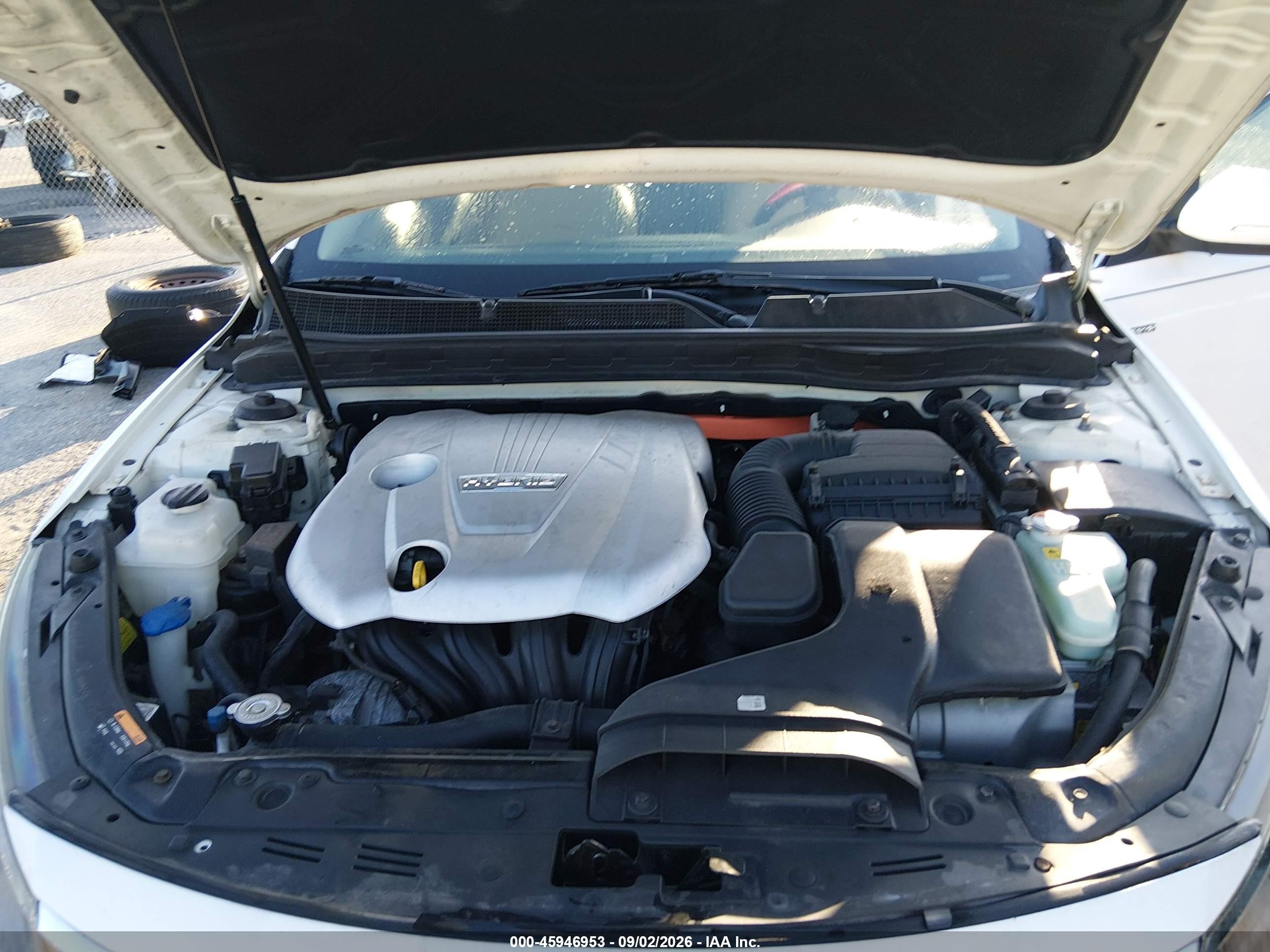2013 Kia Optima Hybrid Ex White vin: KNAGM4ADXD5049630