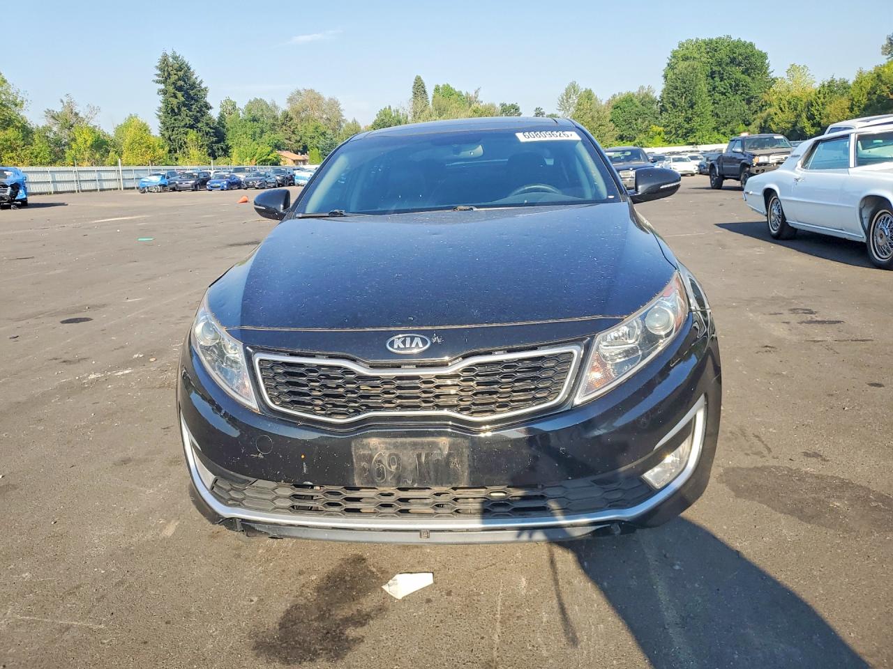 2013 Kia Optima Hybrid Black vin: KNAGM4ADXD5061387