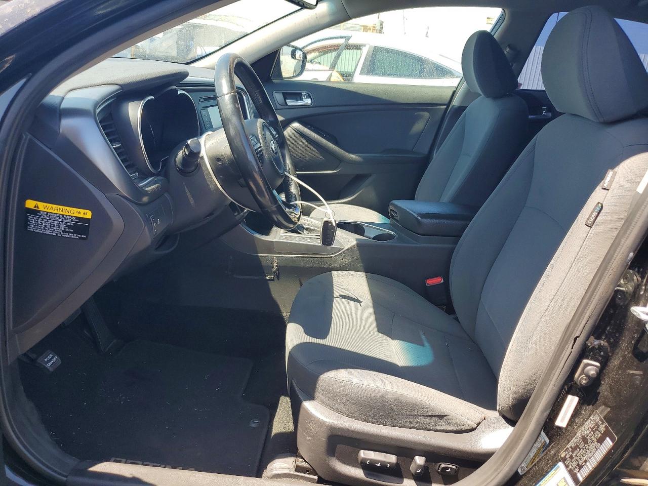 2015 Kia Optima Hybrid Черный vin: KNAGM4ADXF5078709
