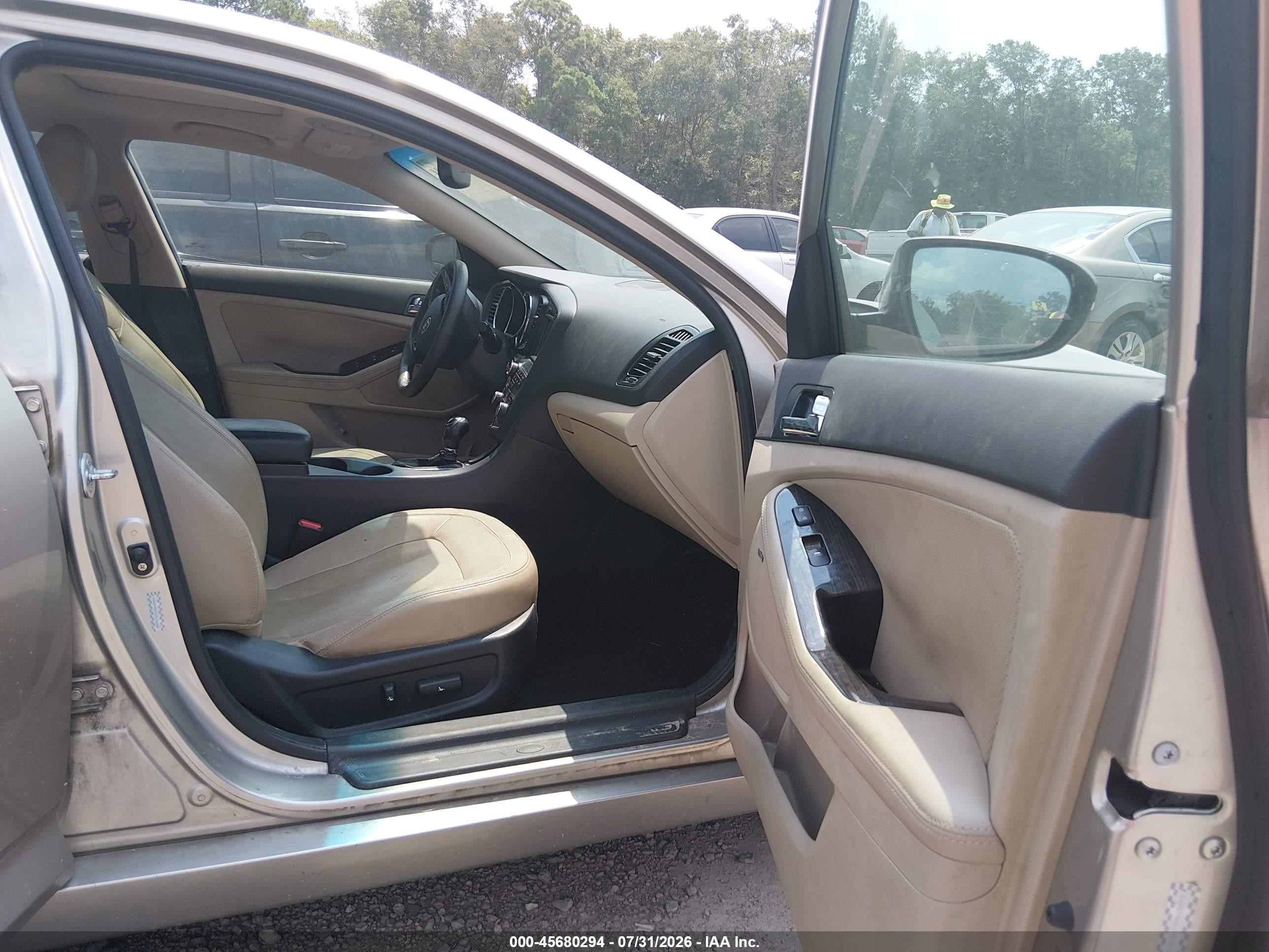 2011 Kia Optima Ex Turbo Silver vin: KNAGN4A61B5145688