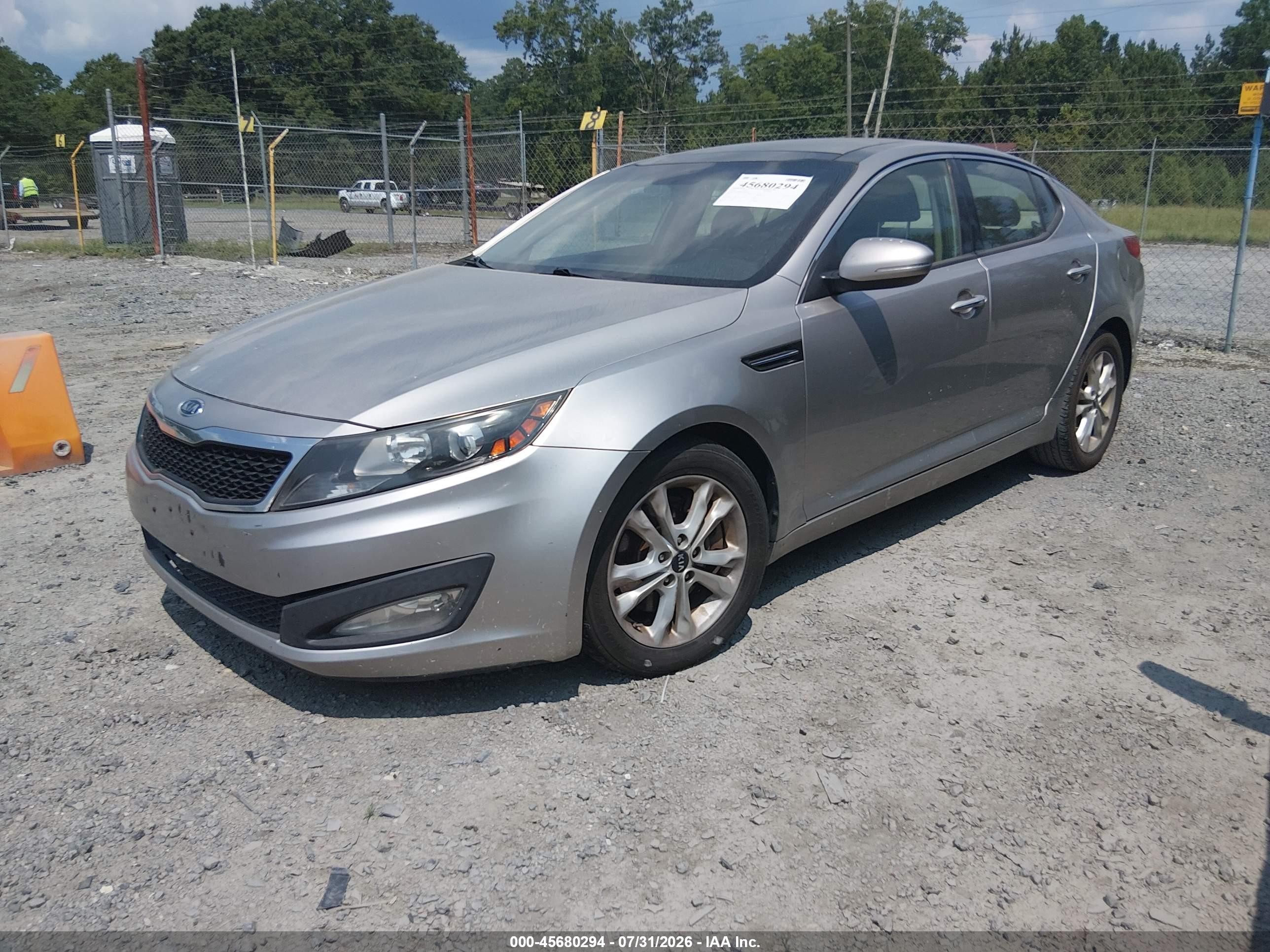 2011 Kia Optima Ex Turbo Silver vin: KNAGN4A61B5145688